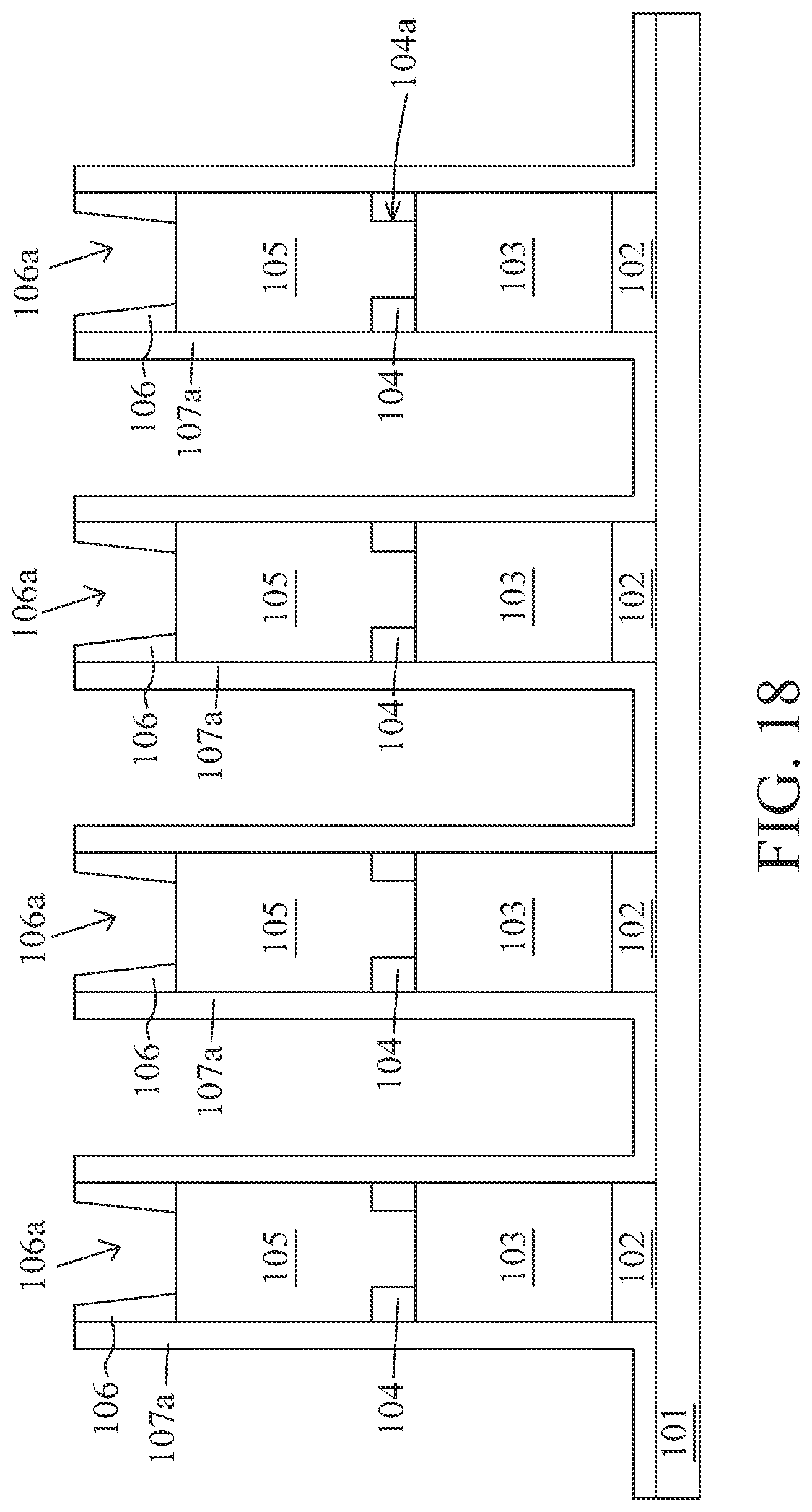 Patent US12309994 Figure 16 – Method of manufacturing memory device having double sided capacitor