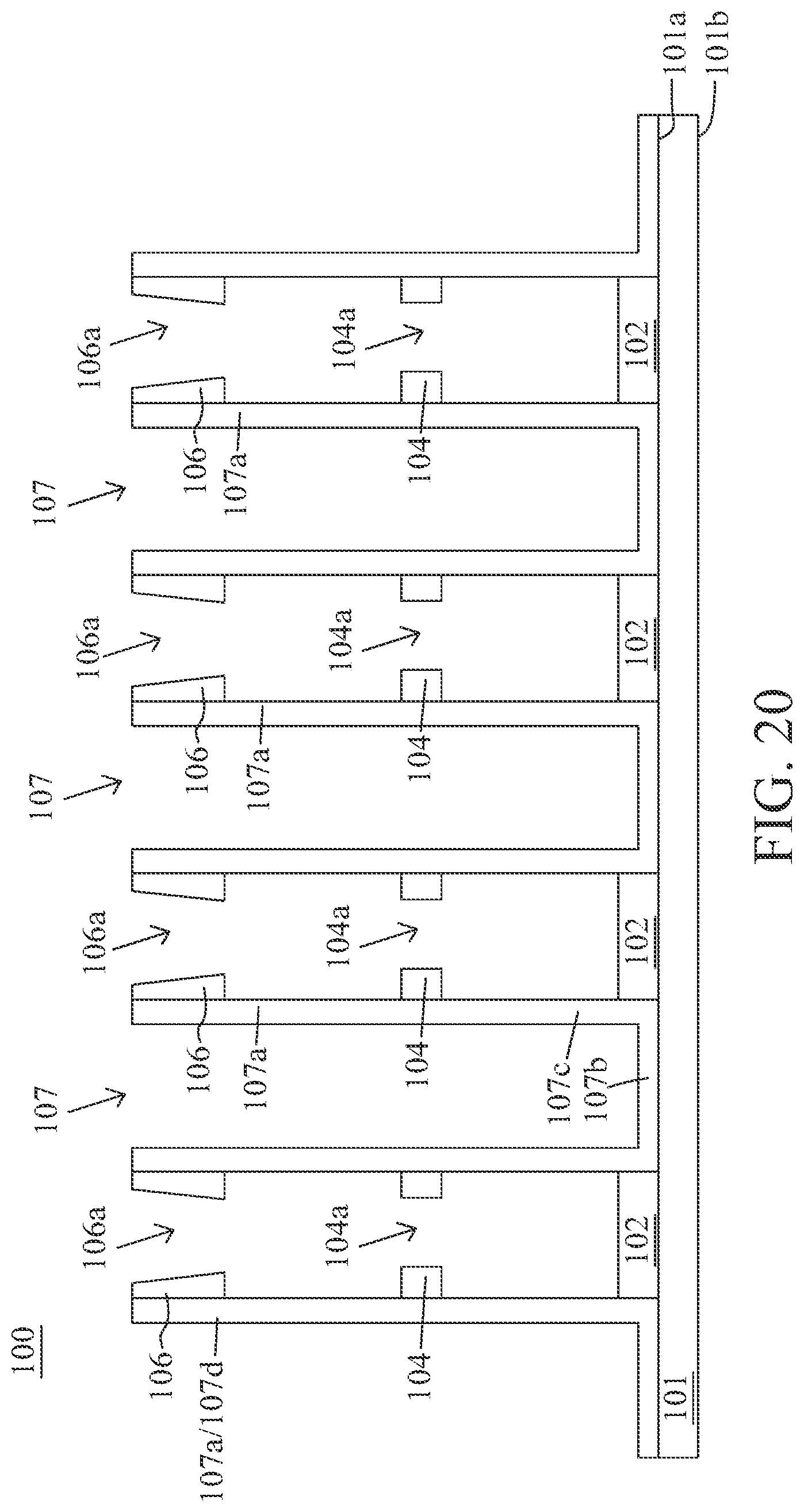 Patent US12309994 Figure 18 – Method of manufacturing memory device having double sided capacitor