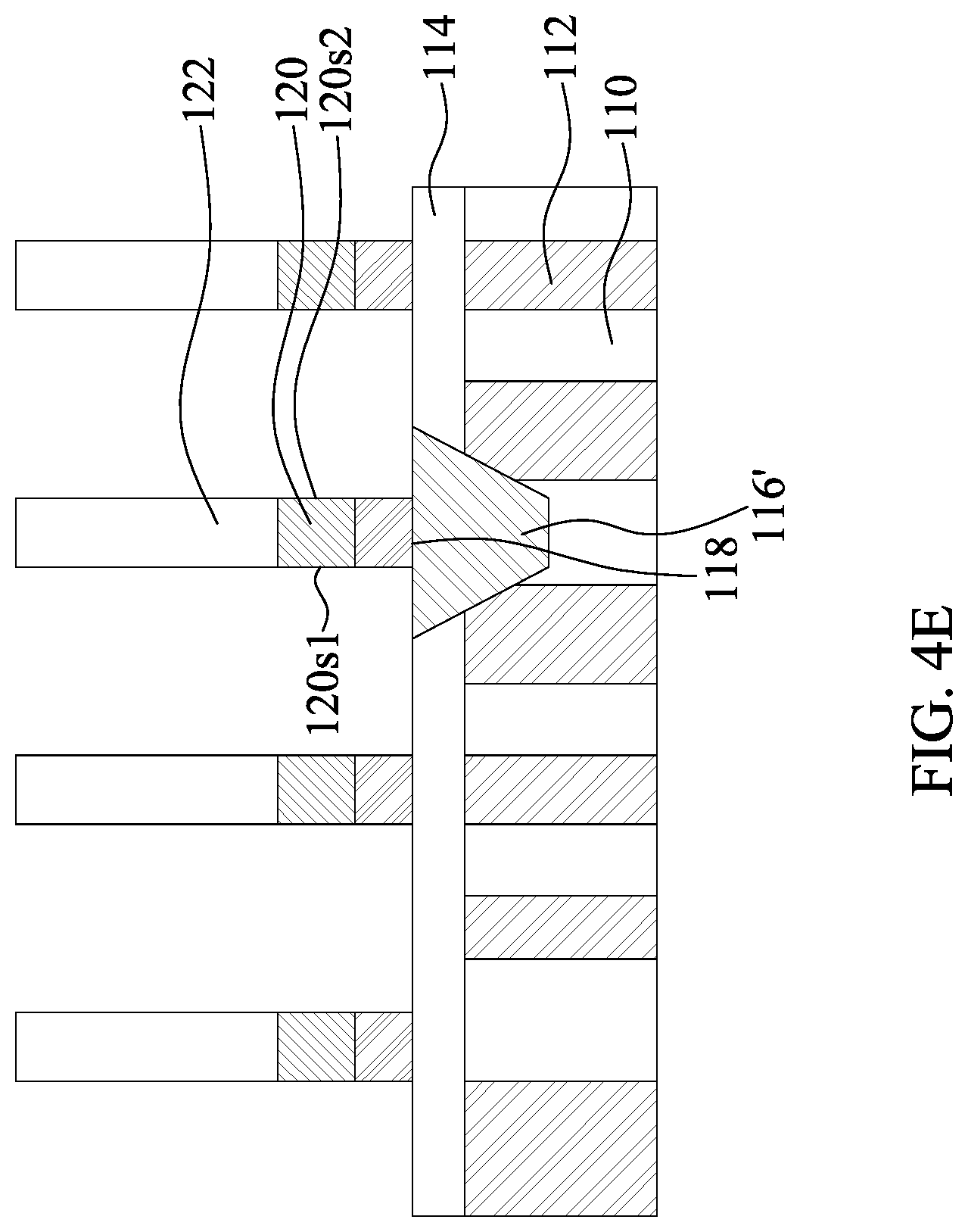 Patent US12309996 Figure 10 – Semiconductor device with etched landing pad surface