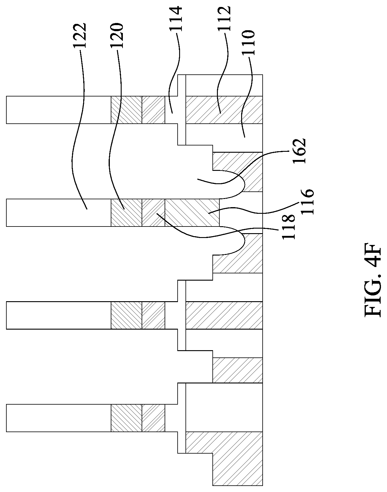 Patent US12309996 Figure 11 – Semiconductor device with etched landing pad surface