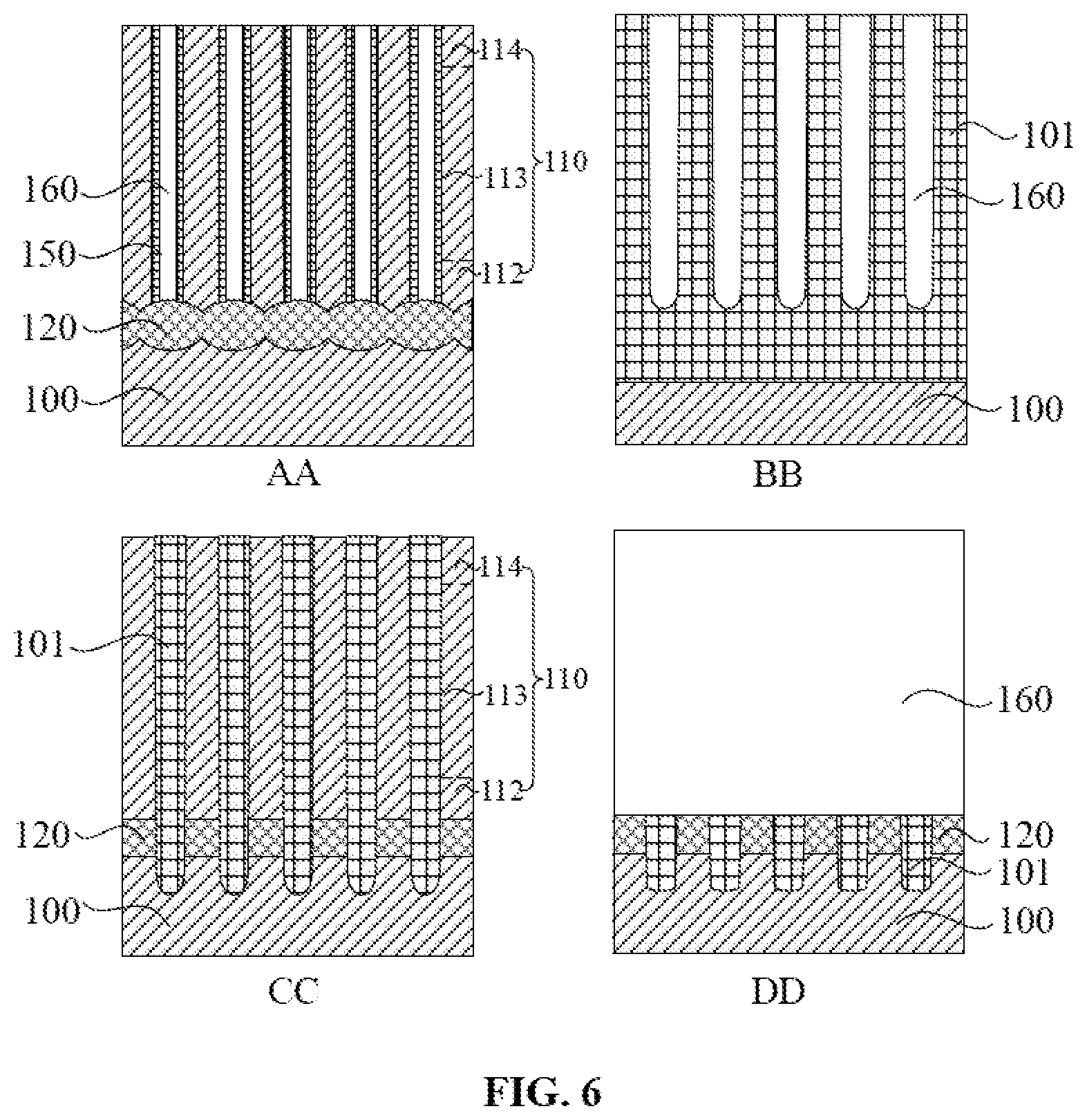 Patent US12309998 Figure 6 – Semiconductor structure and method for manufacturing semiconductor structure