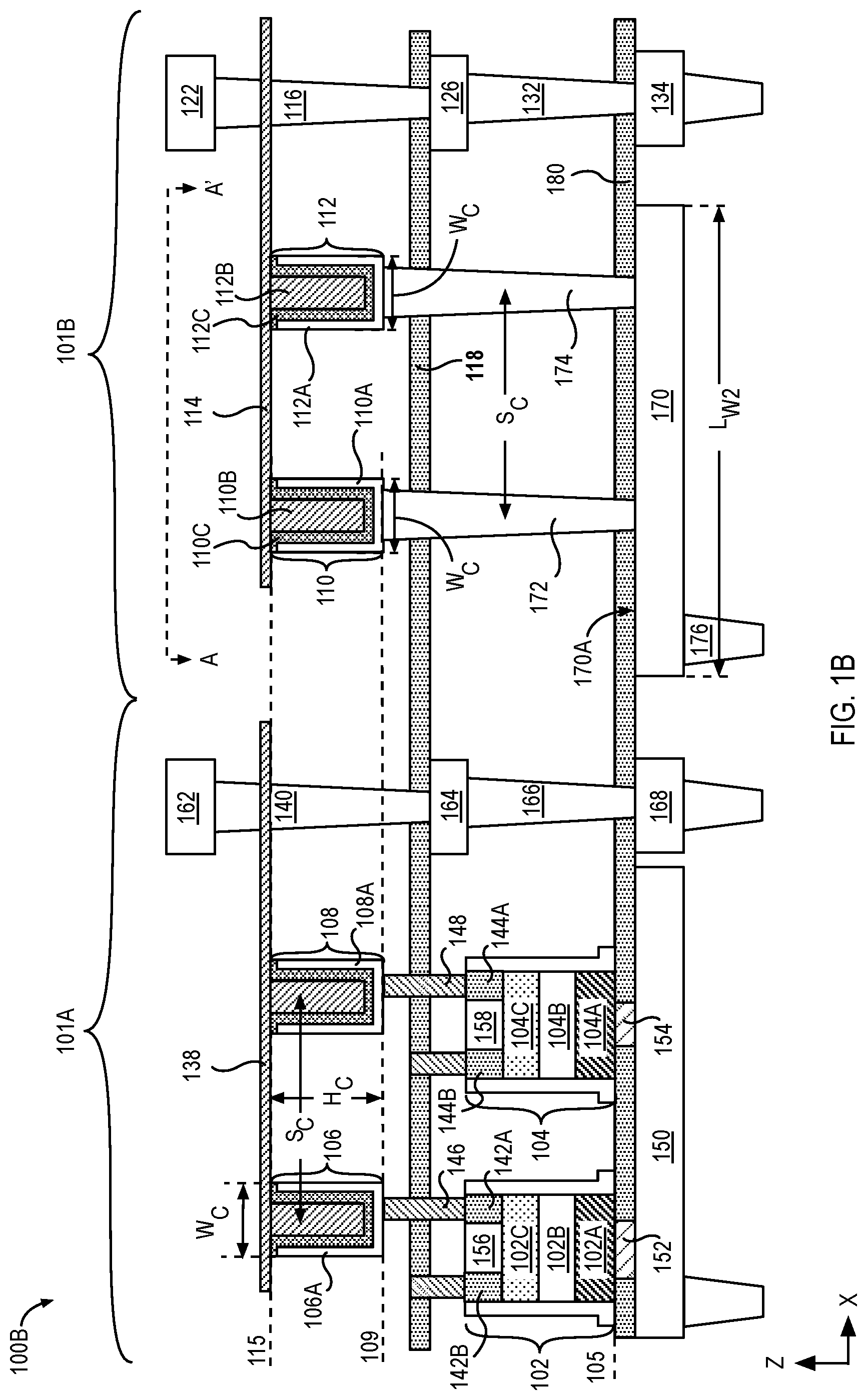 Patent US12310001 Figure 2 – Decoupling capacitors and methods of fabrication