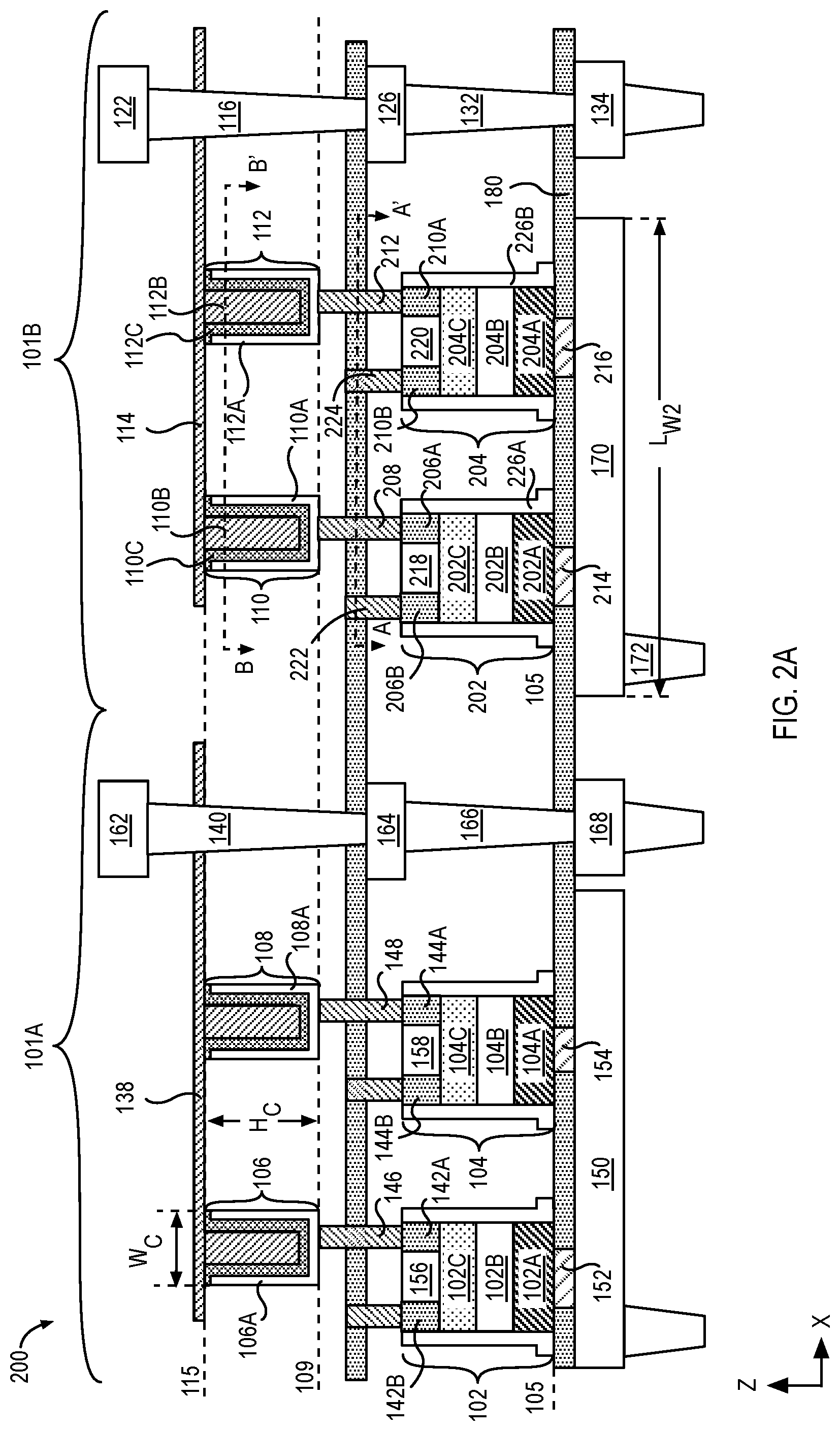 Patent US12310001 Figure 4 – Decoupling capacitors and methods of fabrication