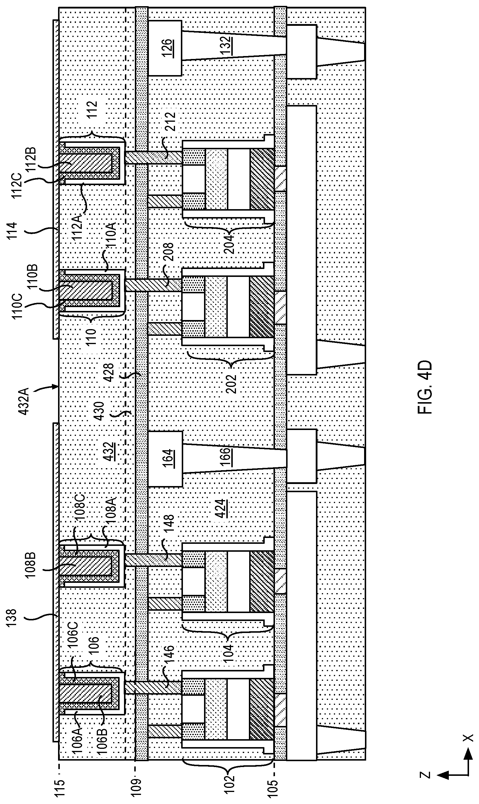 Patent US12310001 Figure 9 – Decoupling capacitors and methods of fabrication