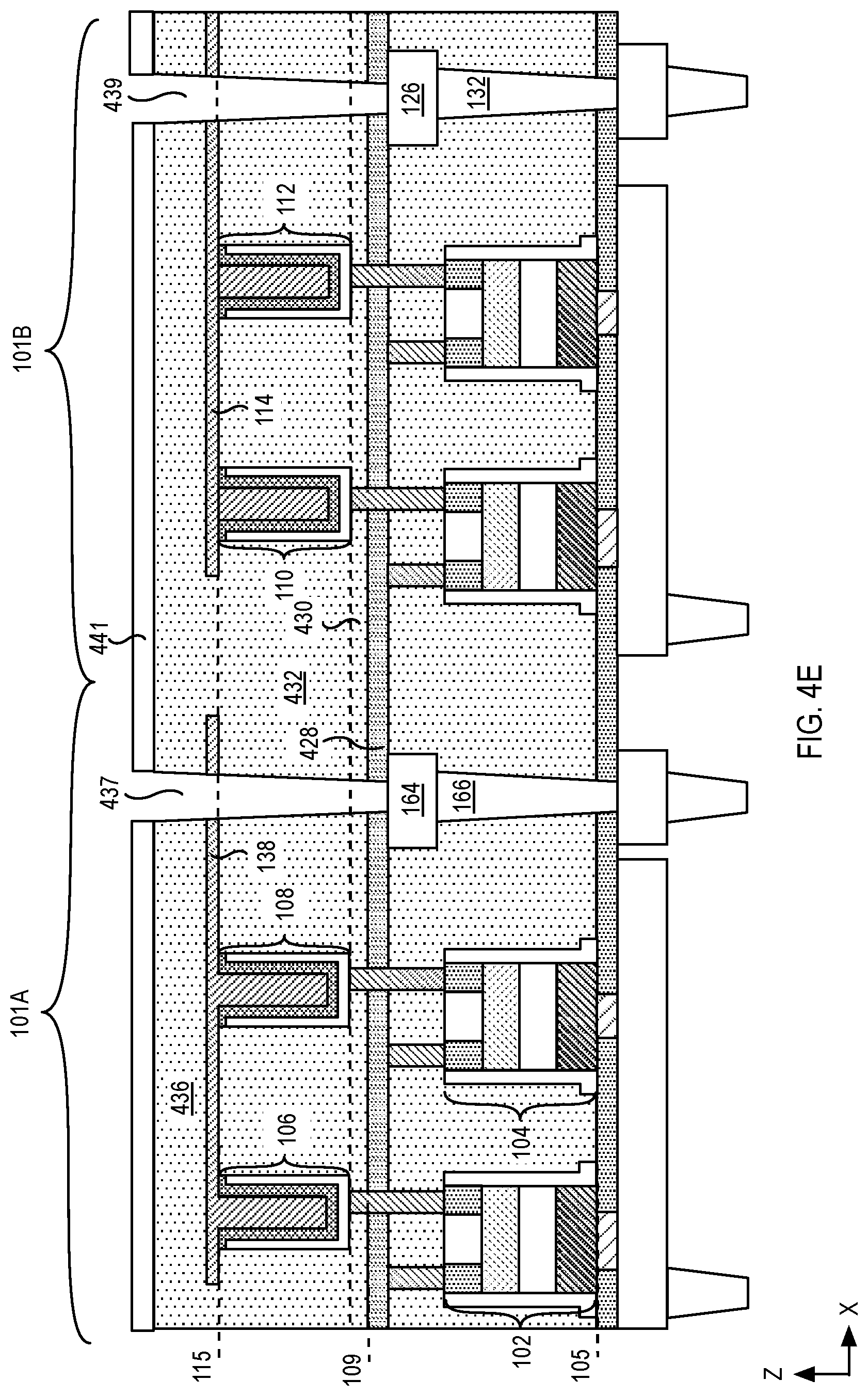 Patent US12310001 Figure 10 – Decoupling capacitors and methods of fabrication