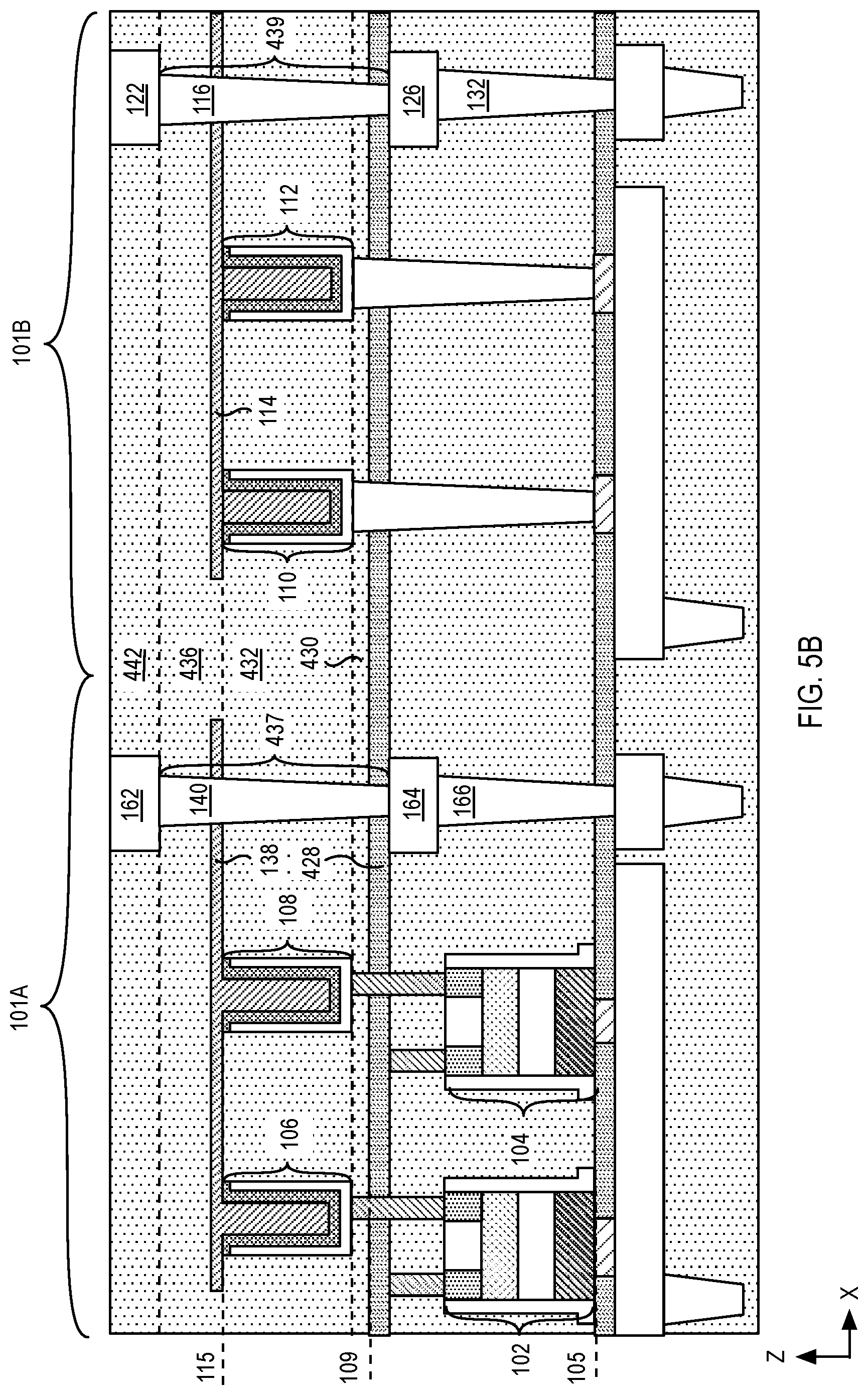 Patent US12310001 Figure 13 – Decoupling capacitors and methods of fabrication