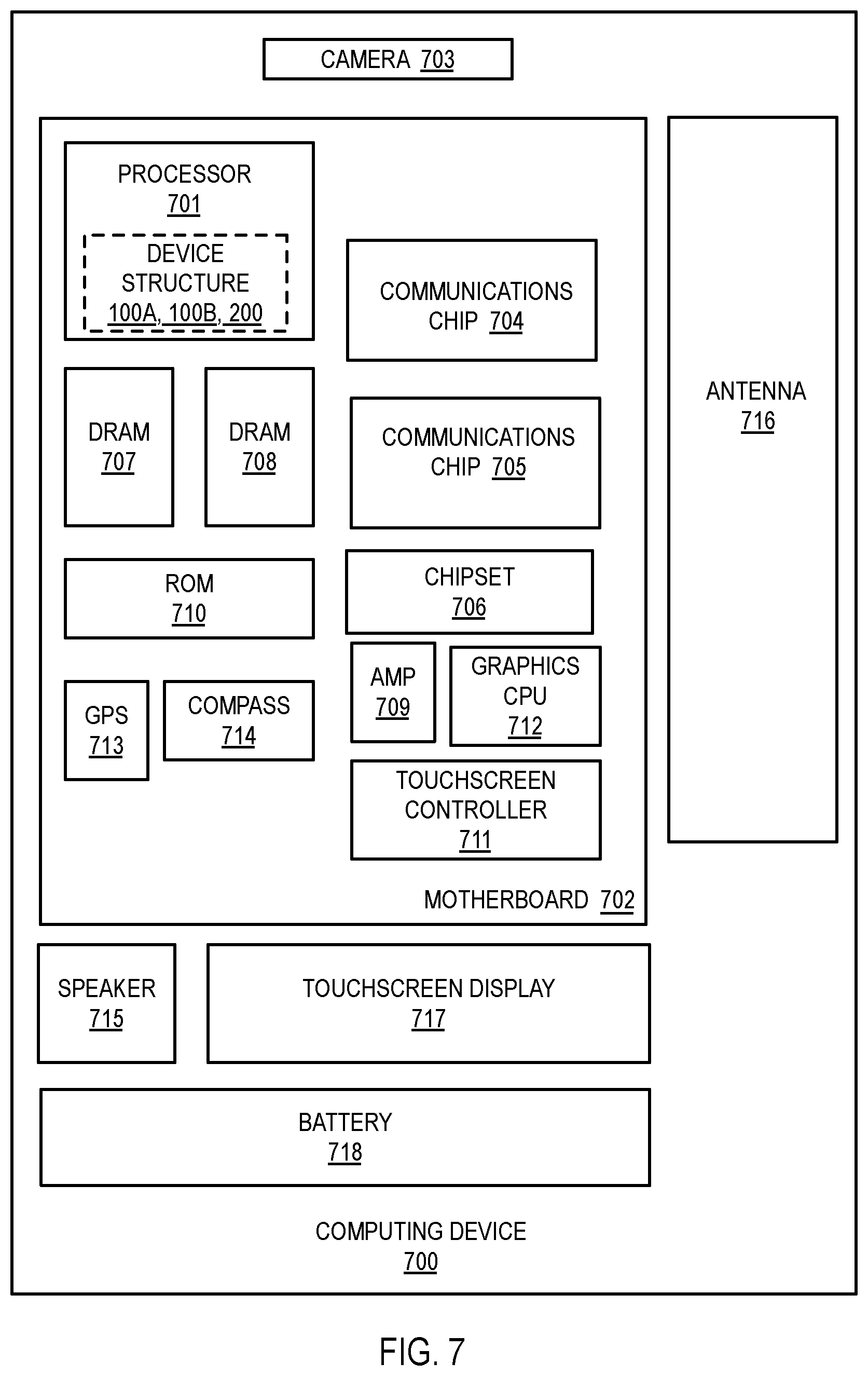 Patent US12310001 Figure 16 – Decoupling capacitors and methods of fabrication