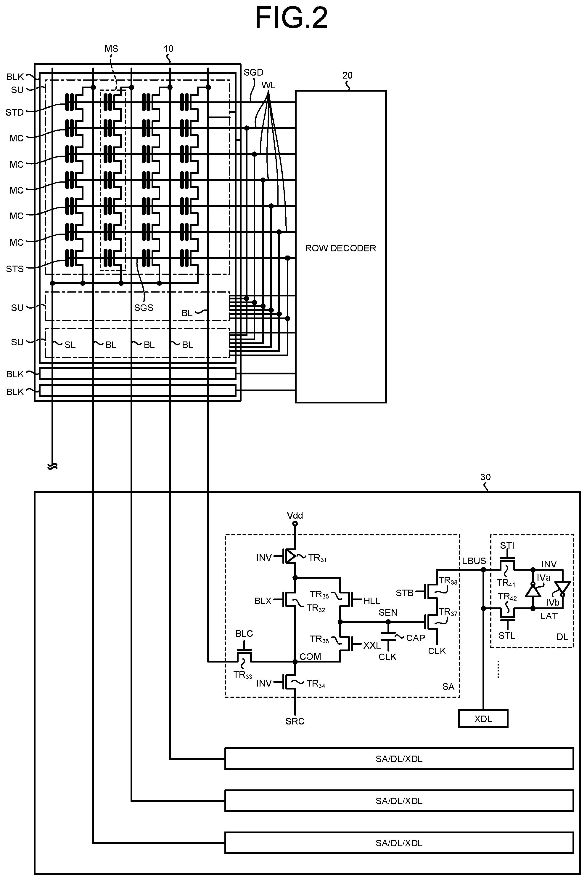 Patent US12310006 Figure 2 – Semiconductor device, semiconductor storage device, and method of manufacturing semiconductor device