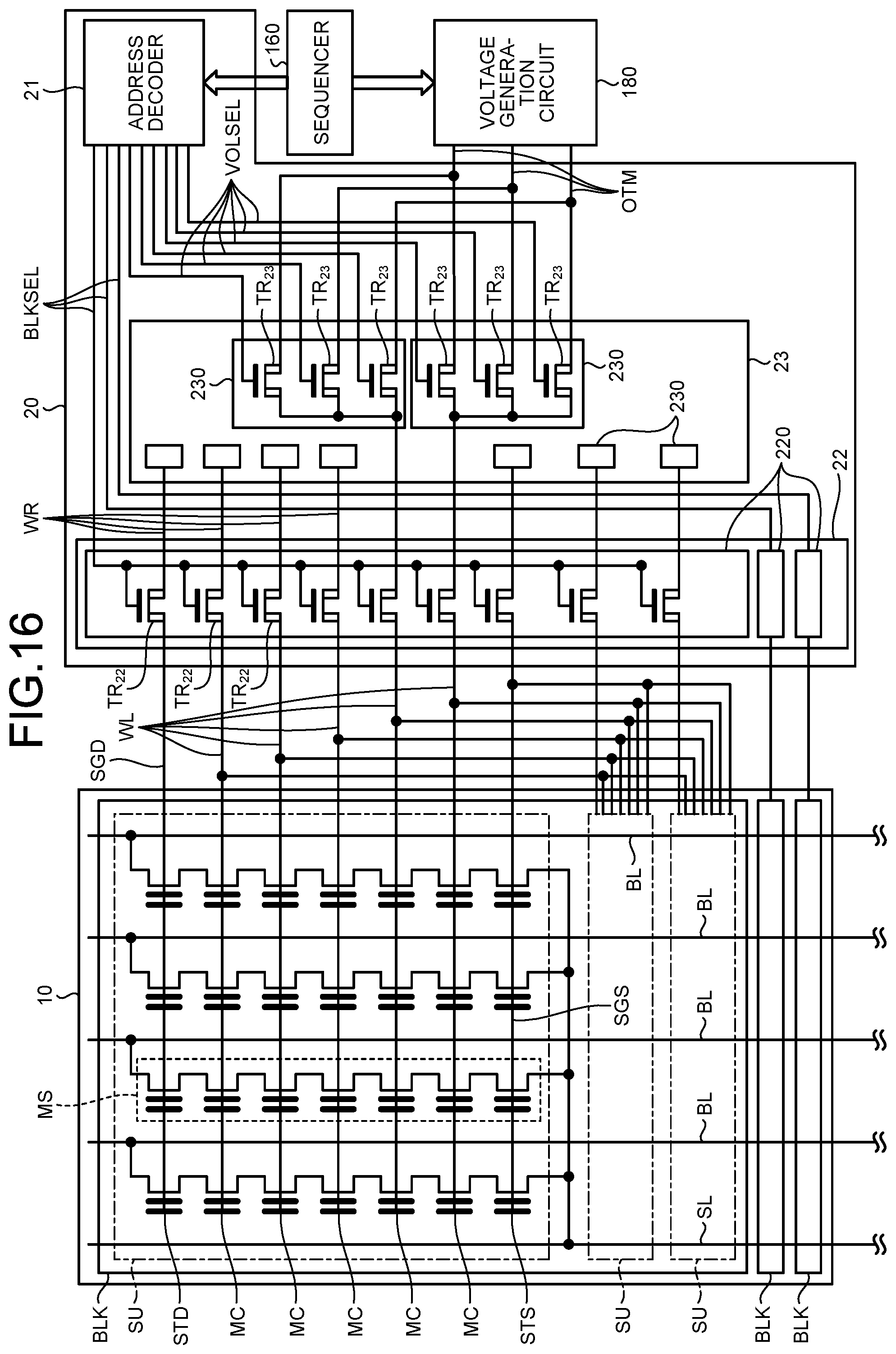 Patent US12310006 Figure 16 – Semiconductor device, semiconductor storage device, and method of manufacturing semiconductor device
