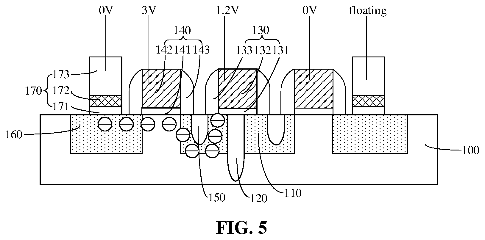 Patent US12310008 Figure 5 – Semiconductor structure and method for manufacturing same
