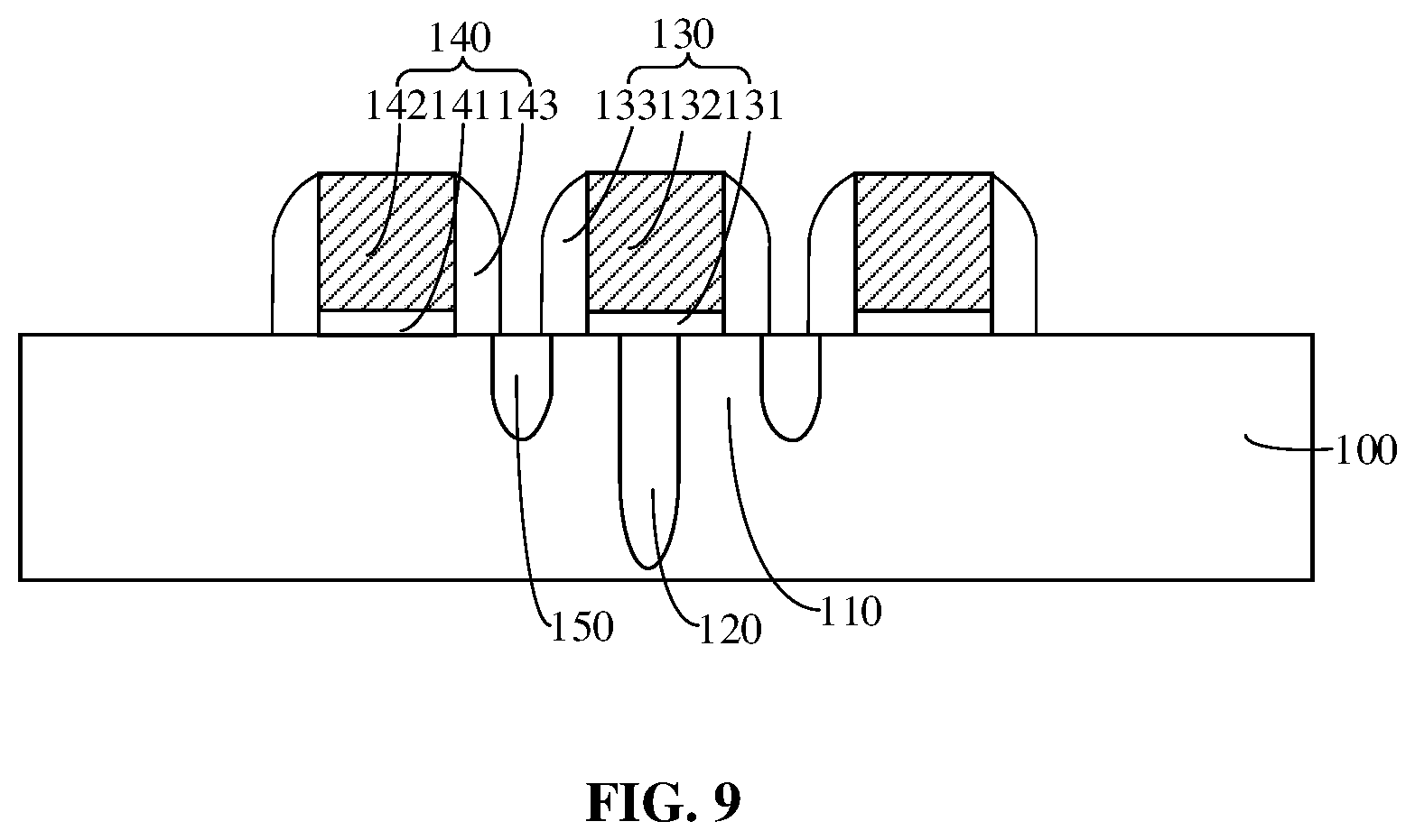 Patent US12310008 Figure 9 – Semiconductor structure and method for manufacturing same