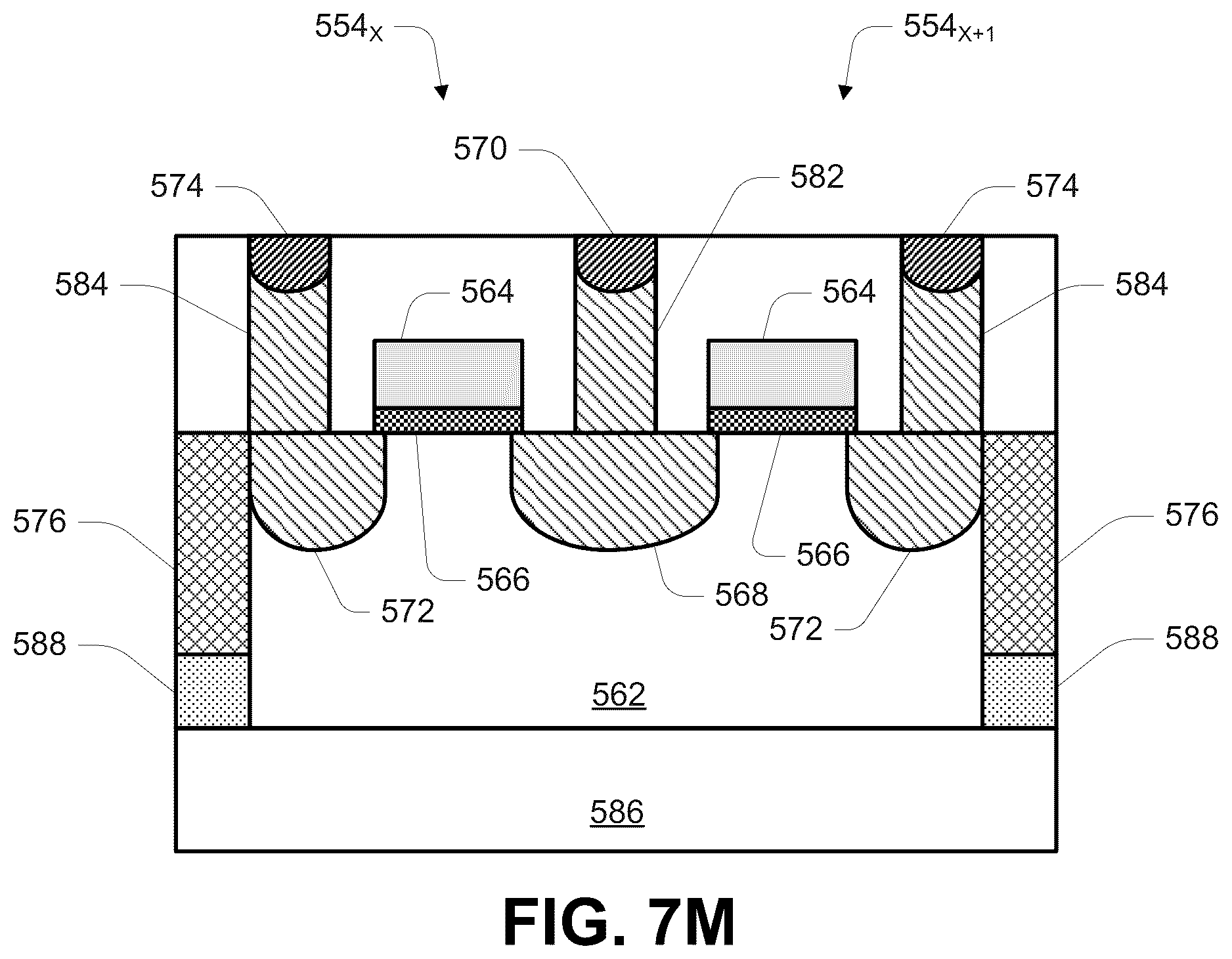 Patent US12310010 Figure 18 – Transistors with raised extension regions and semiconductor fins