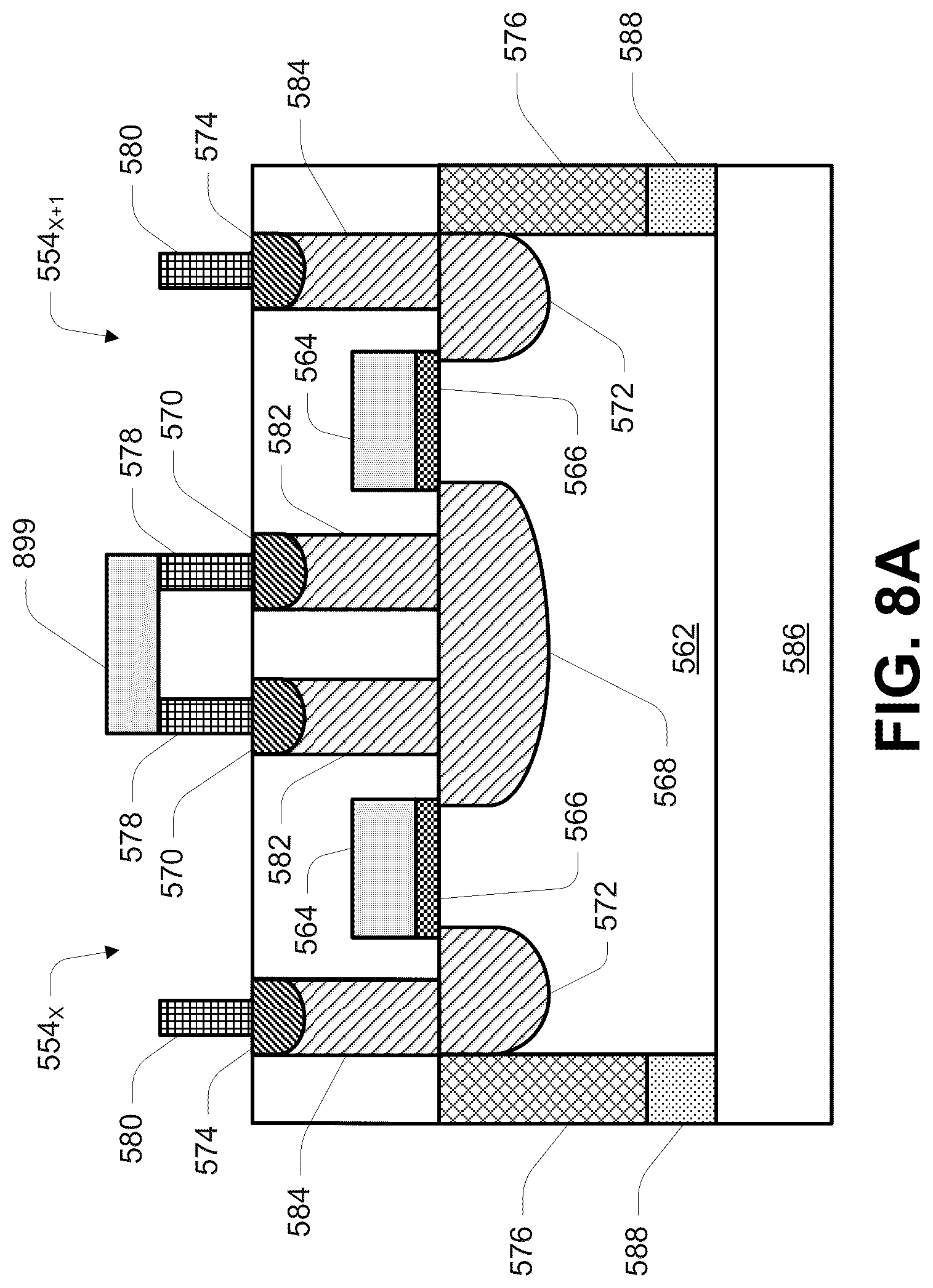 Patent US12310010 Figure 19 – Transistors with raised extension regions and semiconductor fins