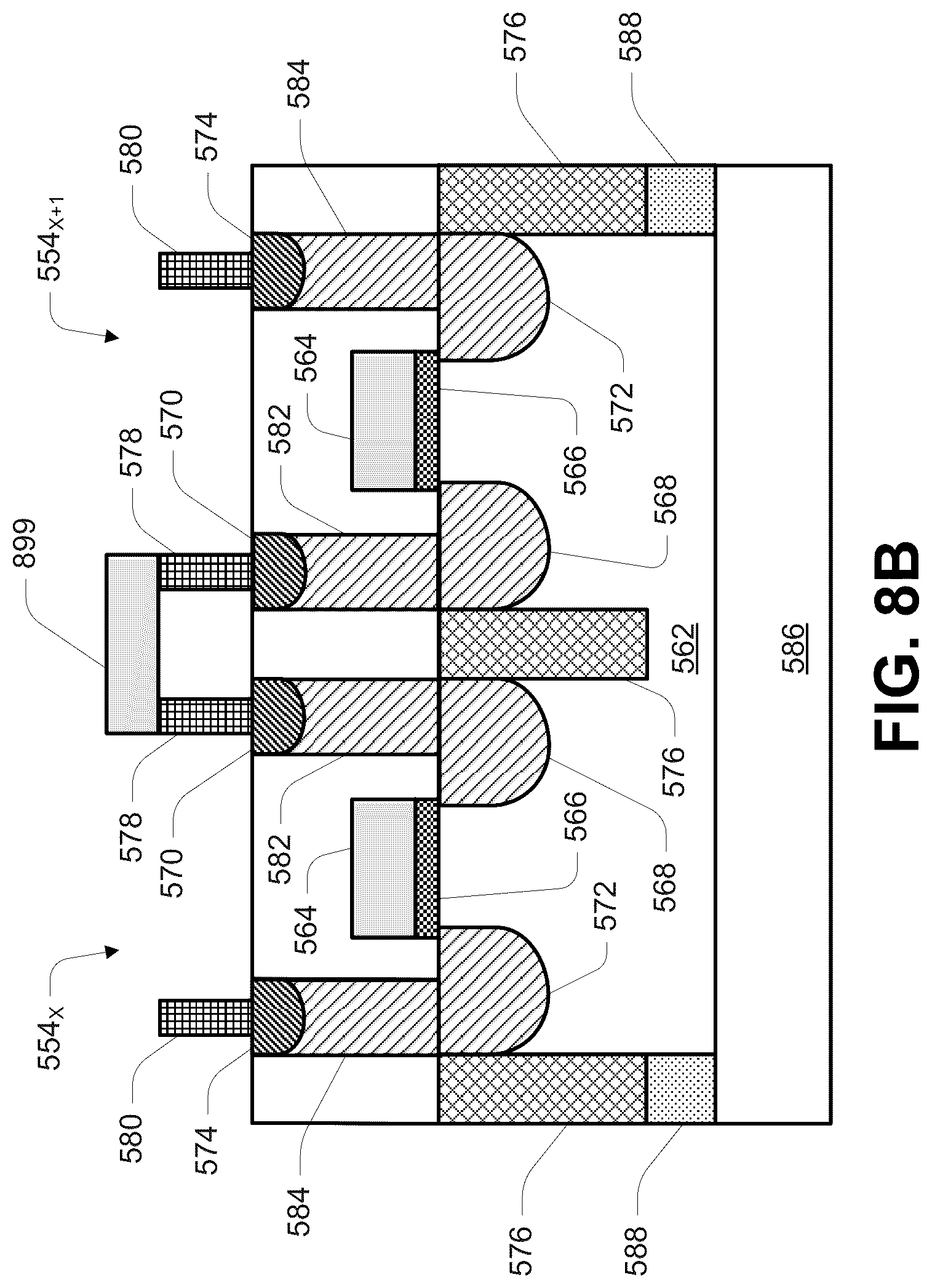 Patent US12310010 Figure 20 – Transistors with raised extension regions and semiconductor fins