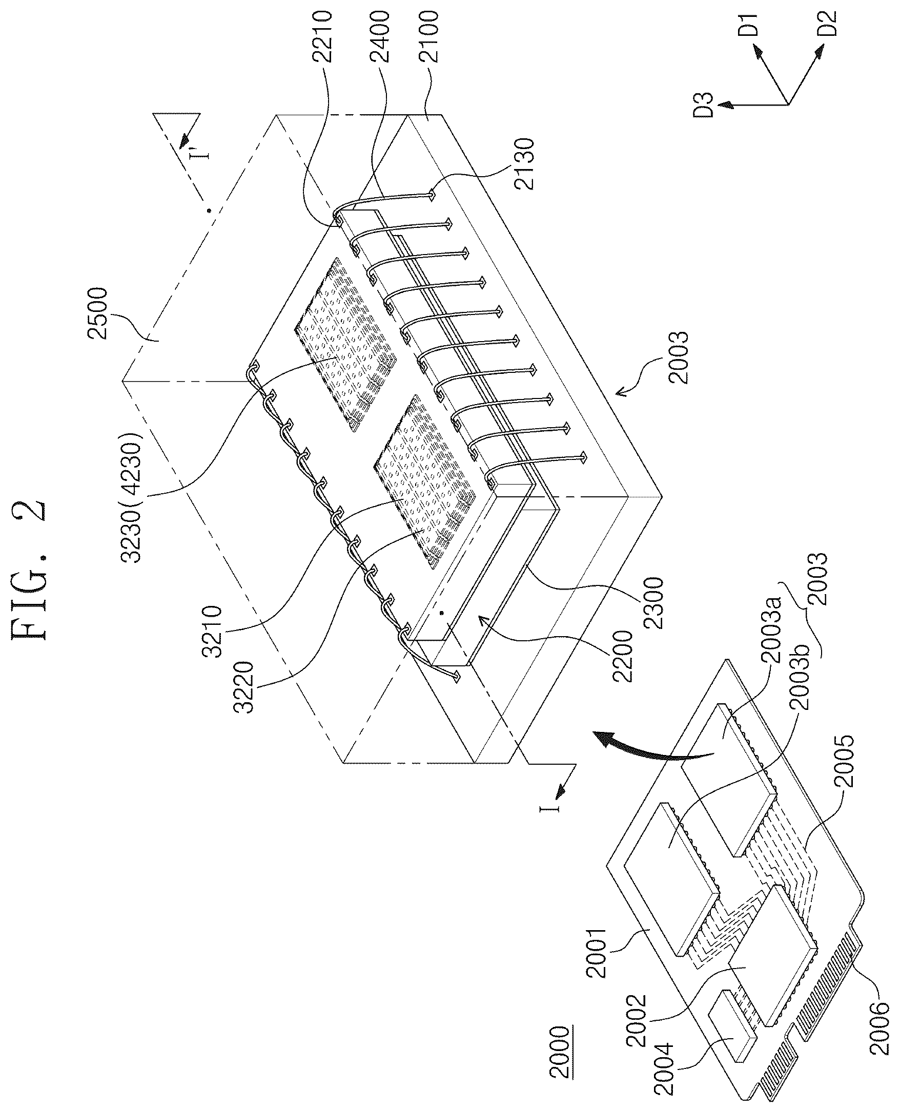 Patent US12310016 Figure 2 – Semiconductor device and electronic system including the same