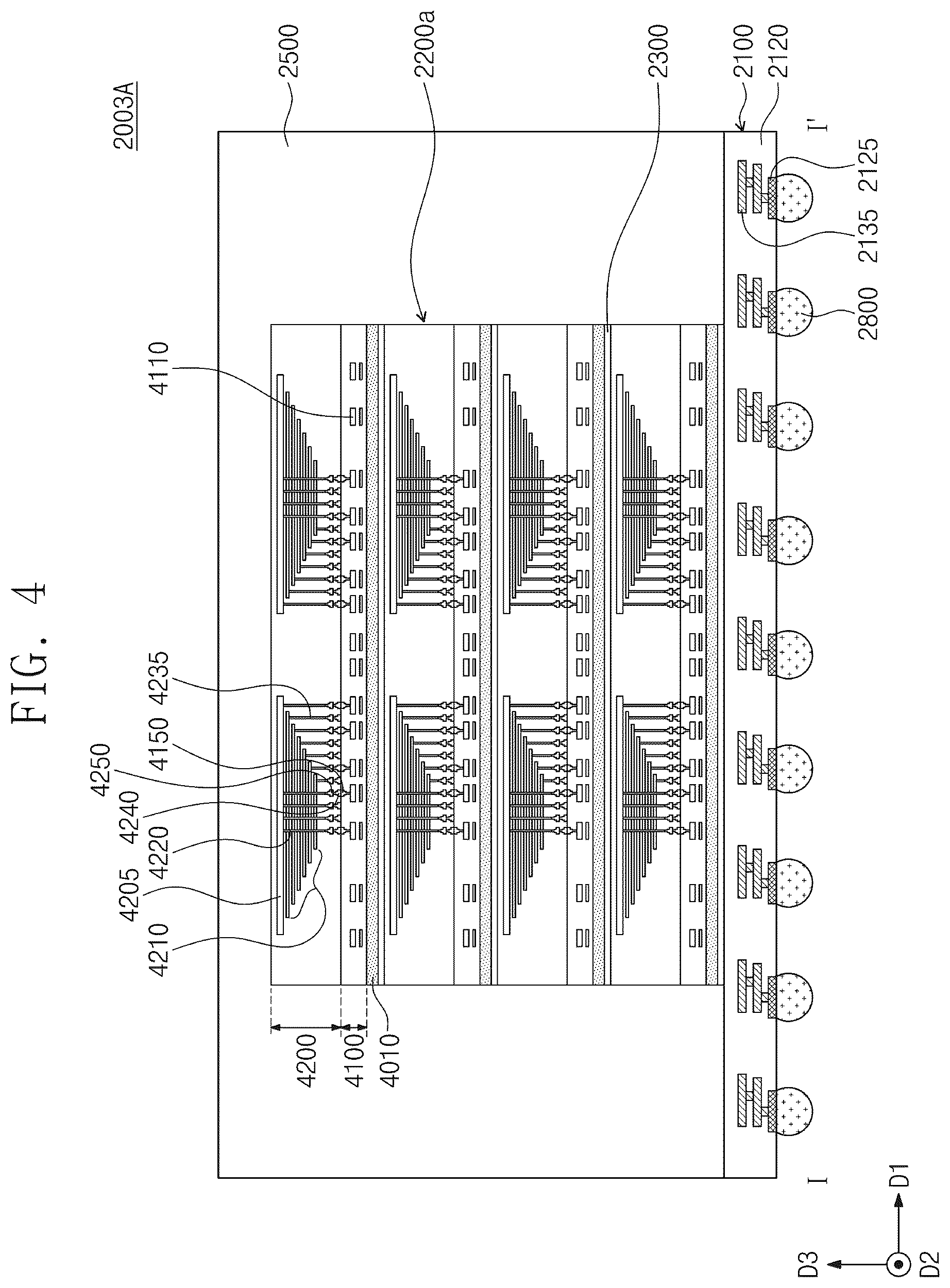 Patent US12310016 Figure 4 – Semiconductor device and electronic system including the same