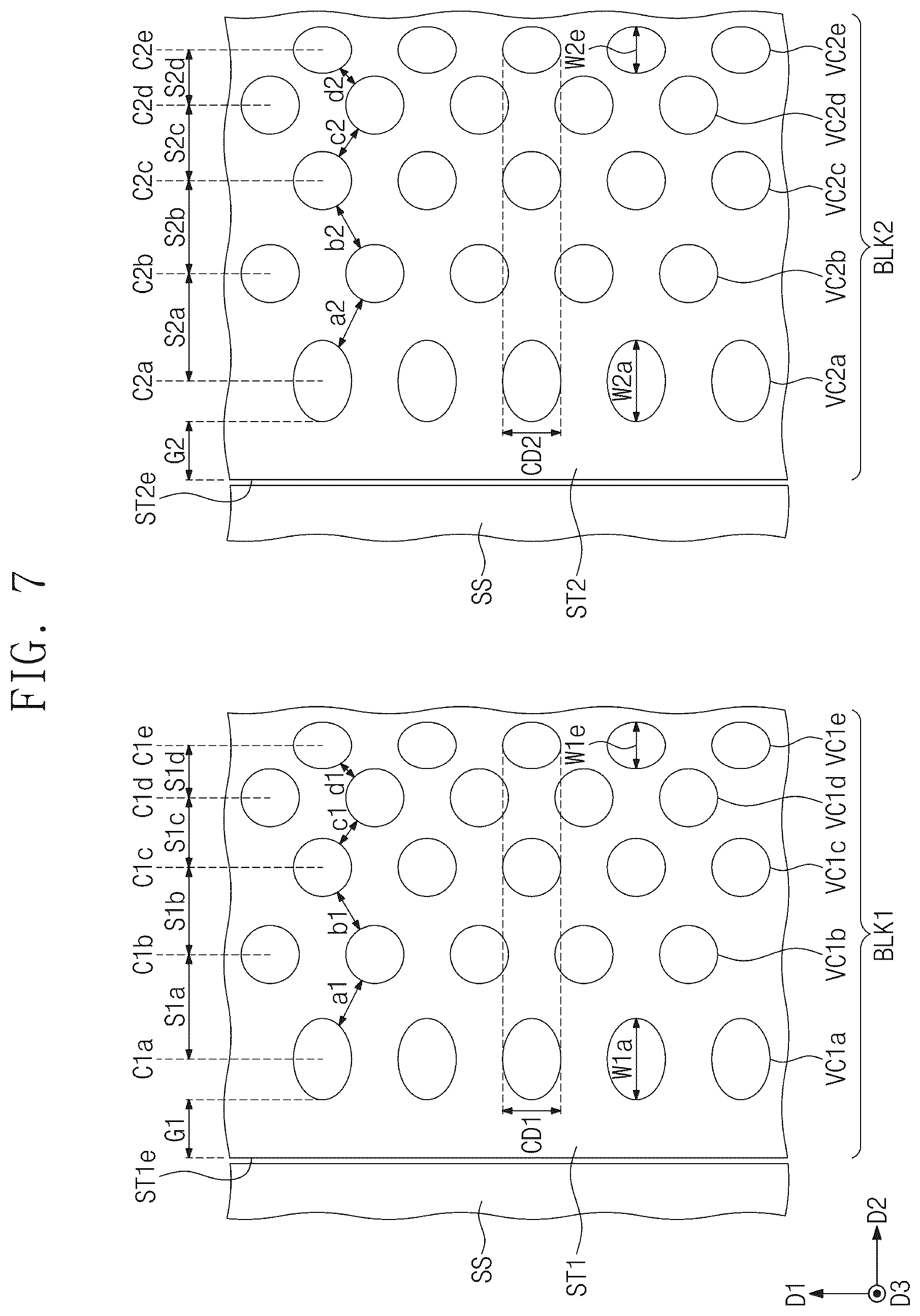 Patent US12310016 Figure 7 – Semiconductor device and electronic system including the same