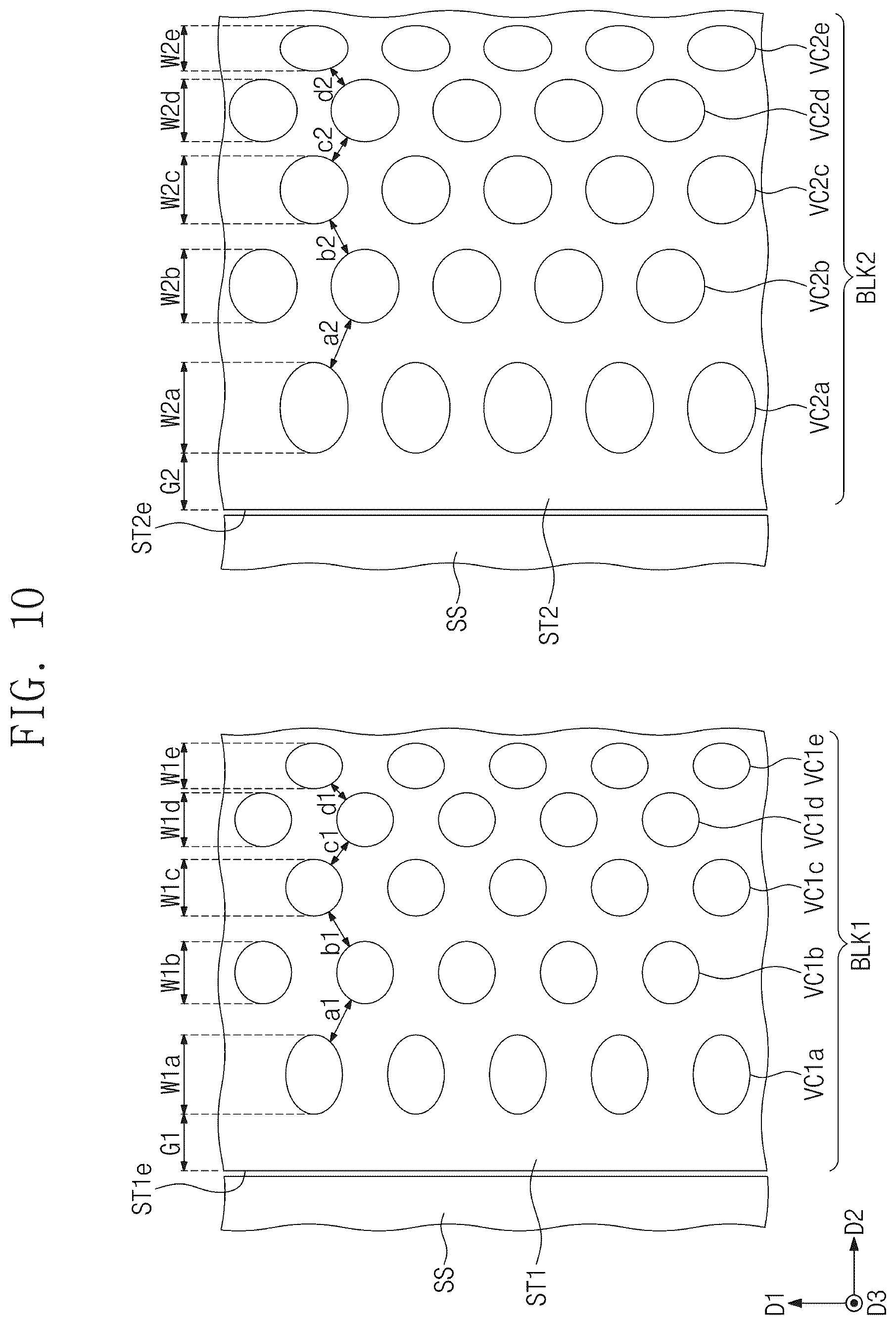 Patent US12310016 Figure 10 – Semiconductor device and electronic system including the same