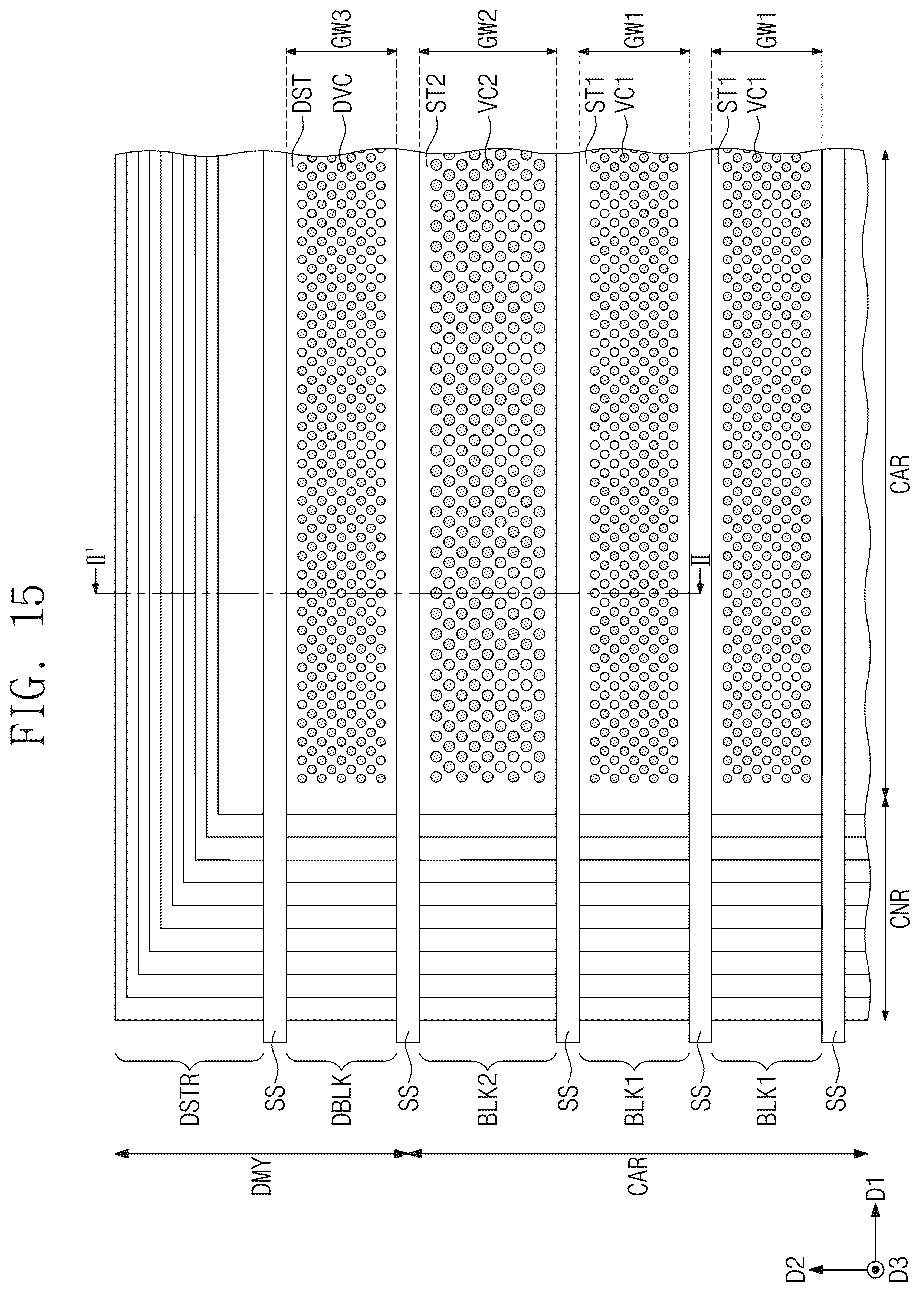 Patent US12310016 Figure 15 – Semiconductor device and electronic system including the same