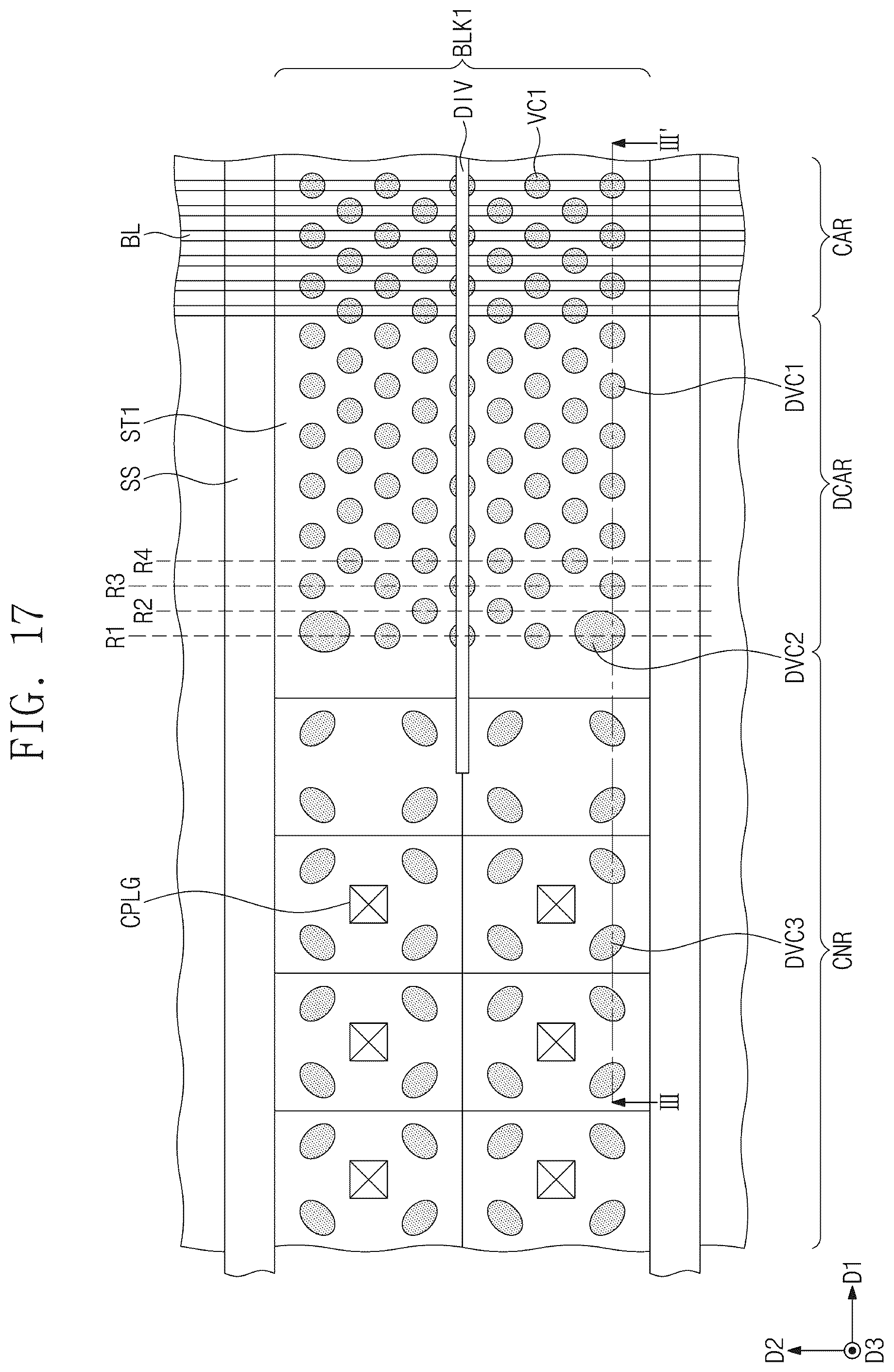 Patent US12310016 Figure 17 – Semiconductor device and electronic system including the same