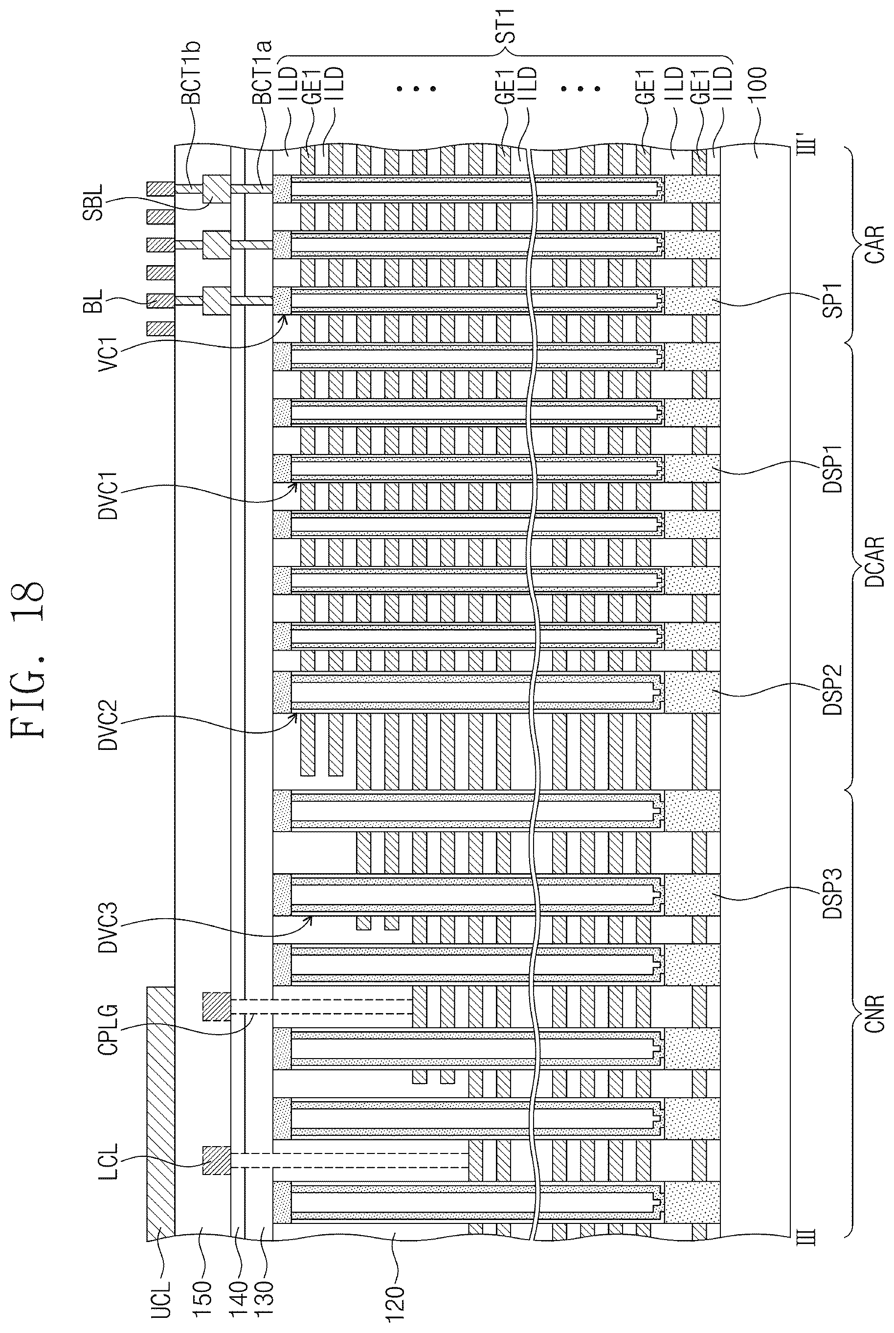 Patent US12310016 Figure 18 – Semiconductor device and electronic system including the same