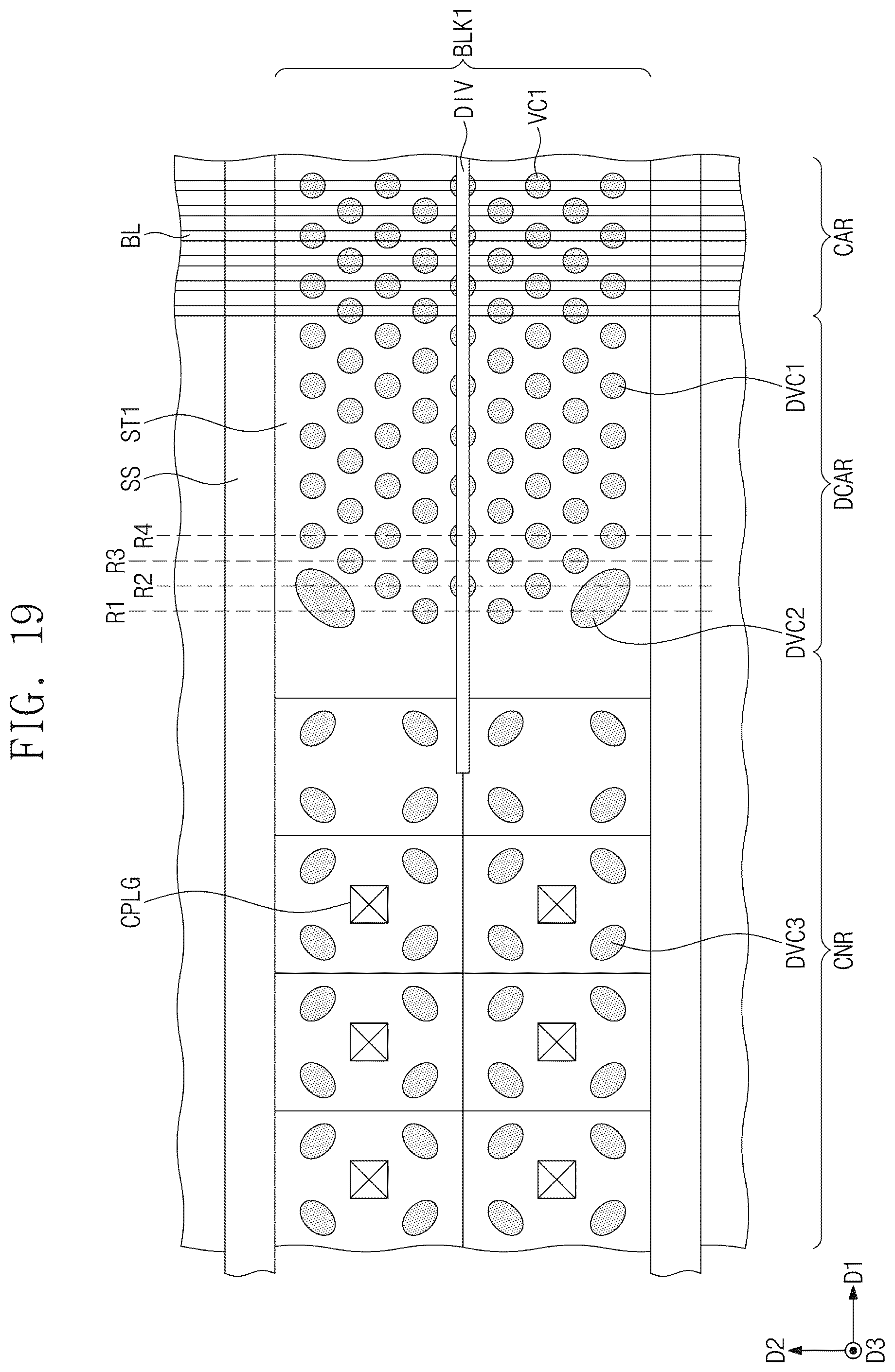 Patent US12310016 Figure 19 – Semiconductor device and electronic system including the same