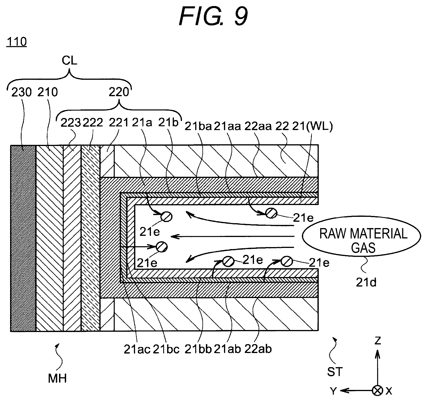 Patent US12310017 Figure 9 – Semiconductor device and method for manufacturing semiconductor device