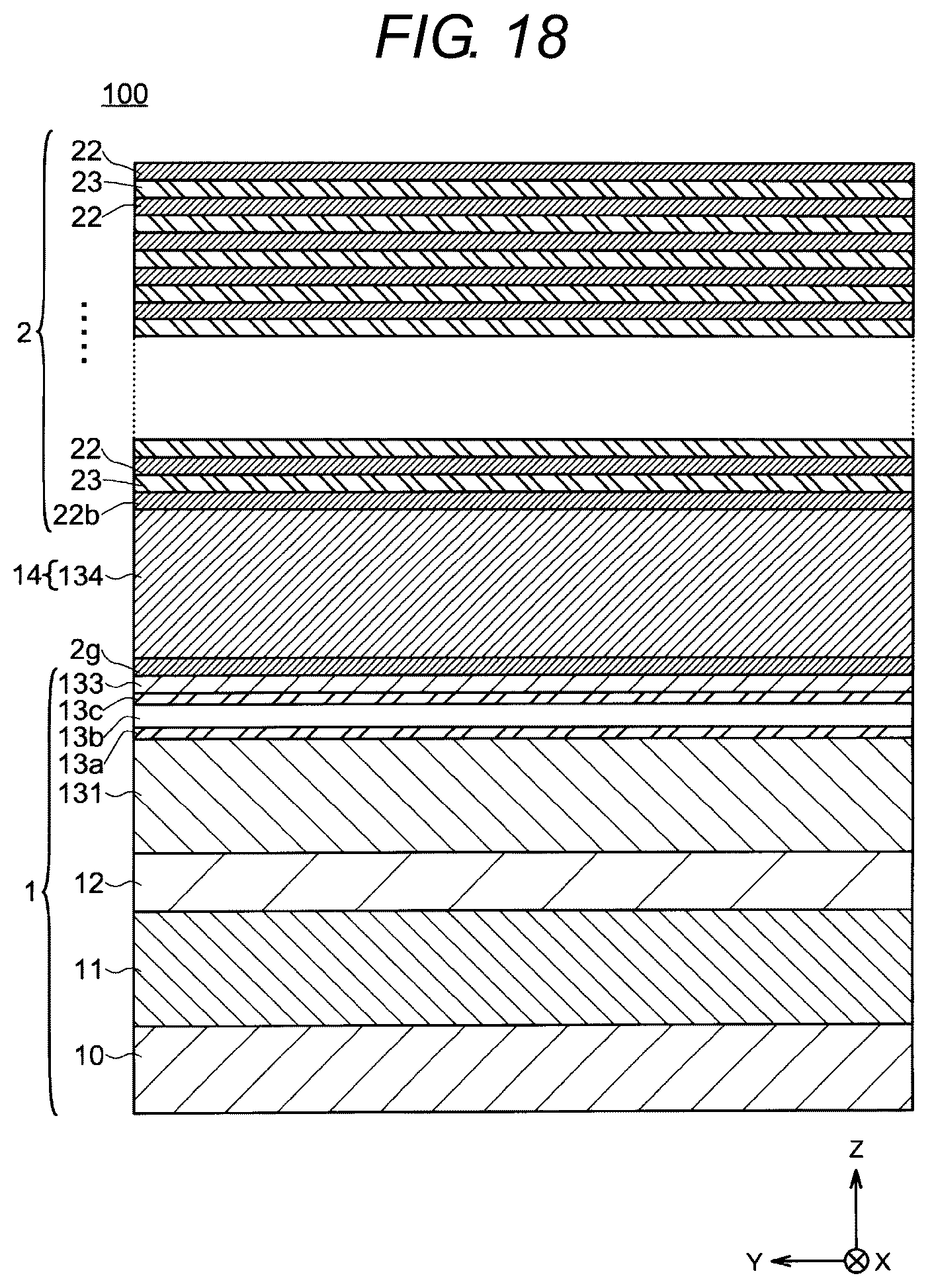Patent US12310017 Figure 18 – Semiconductor device and method for manufacturing semiconductor device