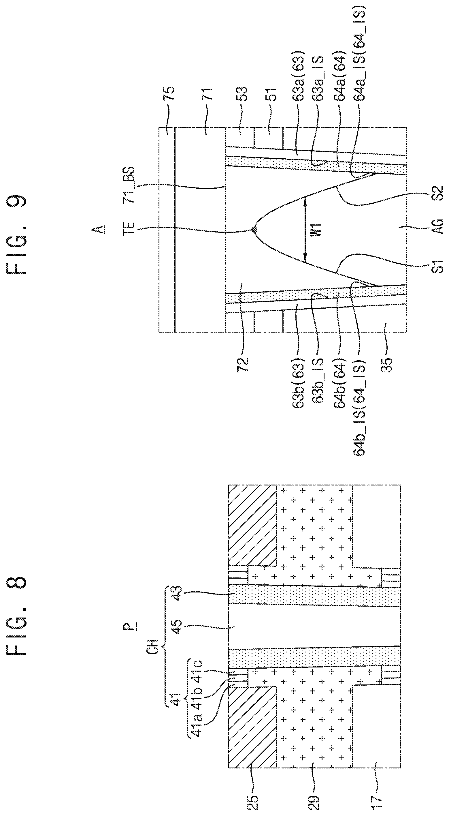 Patent US12310019 Figure 8 – Semiconductor device including dam structure having air gap and electronic system including the same