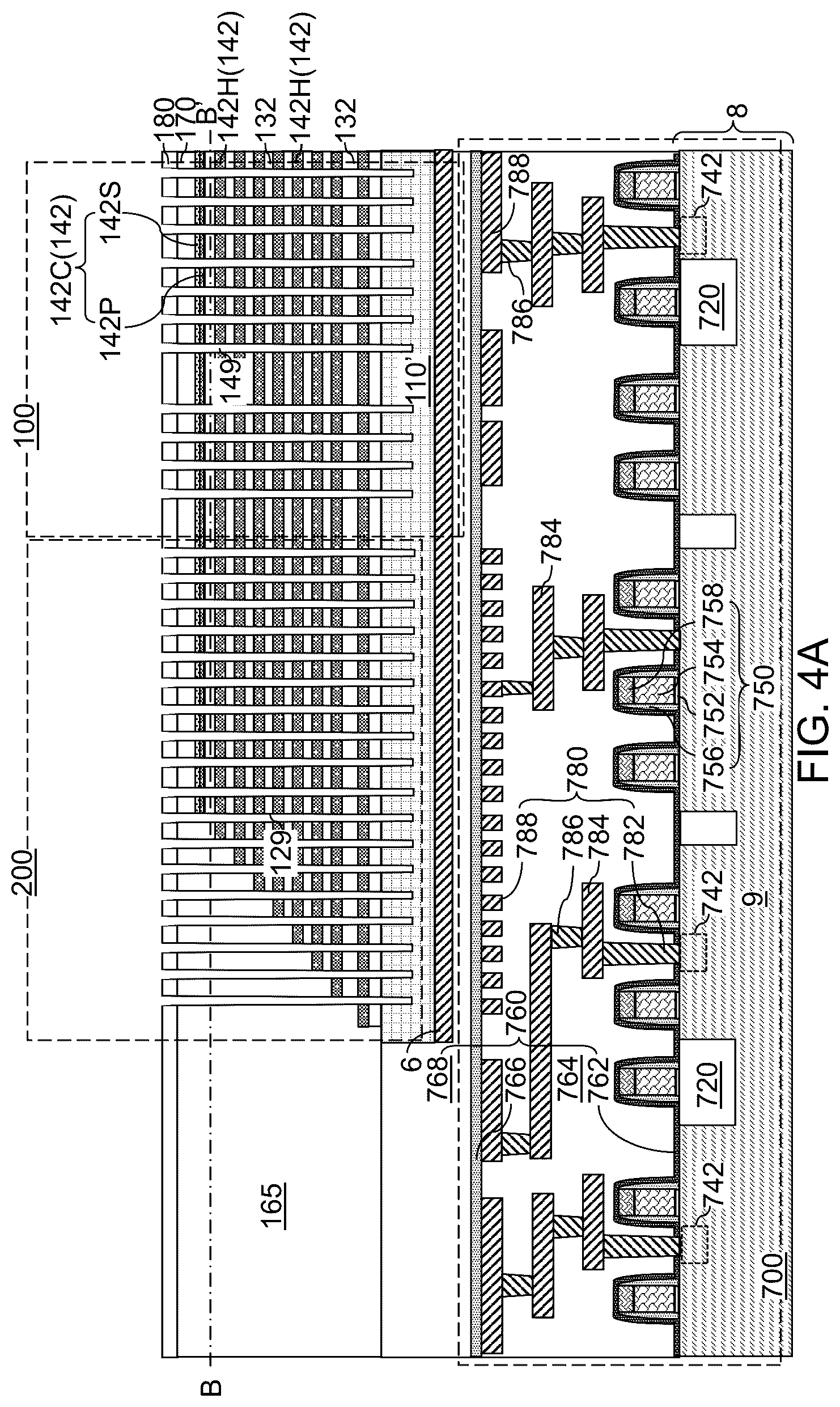 Patent US12310020 Figure 6 – Three-dimensional memory device including a dummy word line with tapered corner and method of making the same