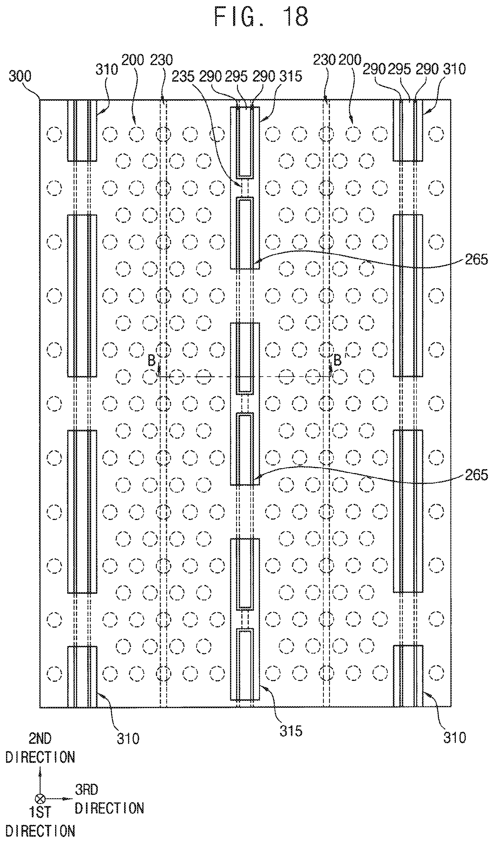 Patent US12310021 Figure 19 – Vertical memory device with multiple support layers
