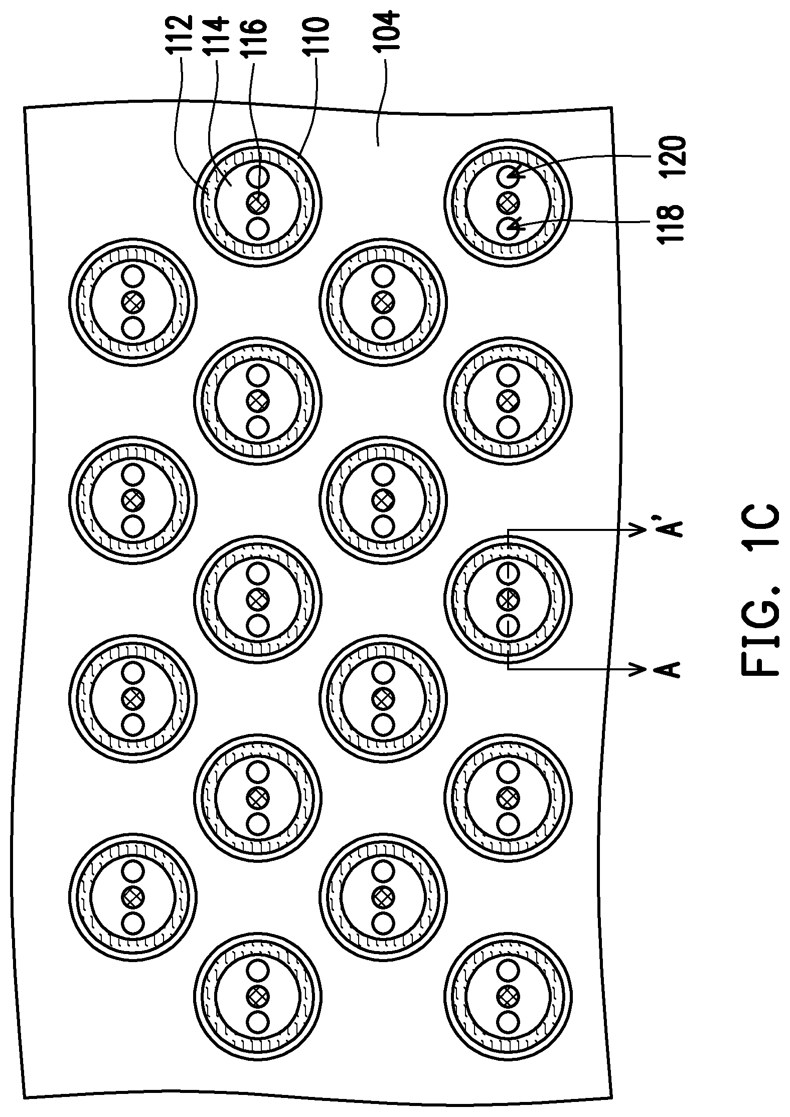 Patent US12310023 Figure 3 – 3D semiconductor device and array layout with isolated conductive pillars