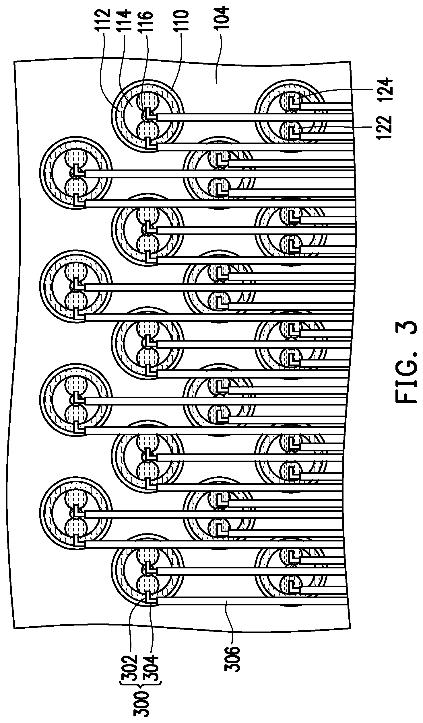 Patent US12310023 Figure 11 – 3D semiconductor device and array layout with isolated conductive pillars