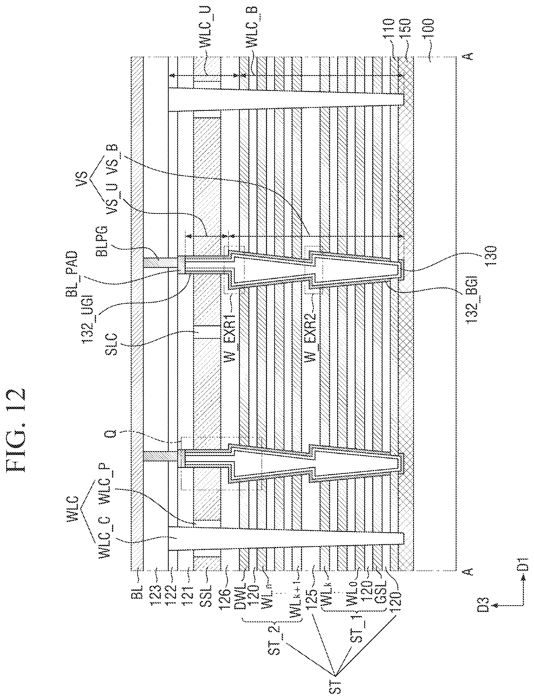 Patent US12310026 Figure 18 – Semiconductor memory device and method of fabricating the same
