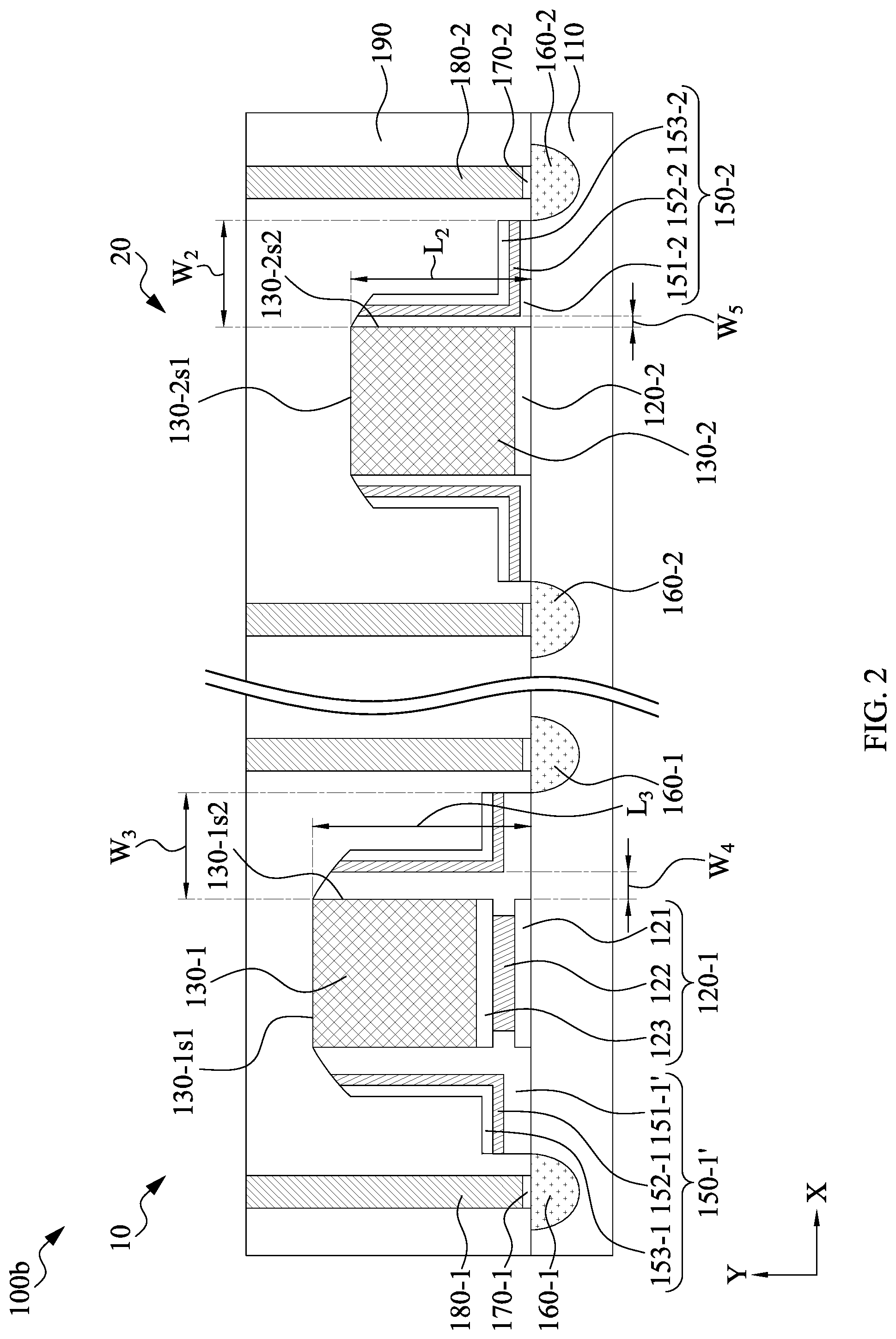 Patent US12310027 Figure 2 – Semiconductor device and method of manufacturing the same