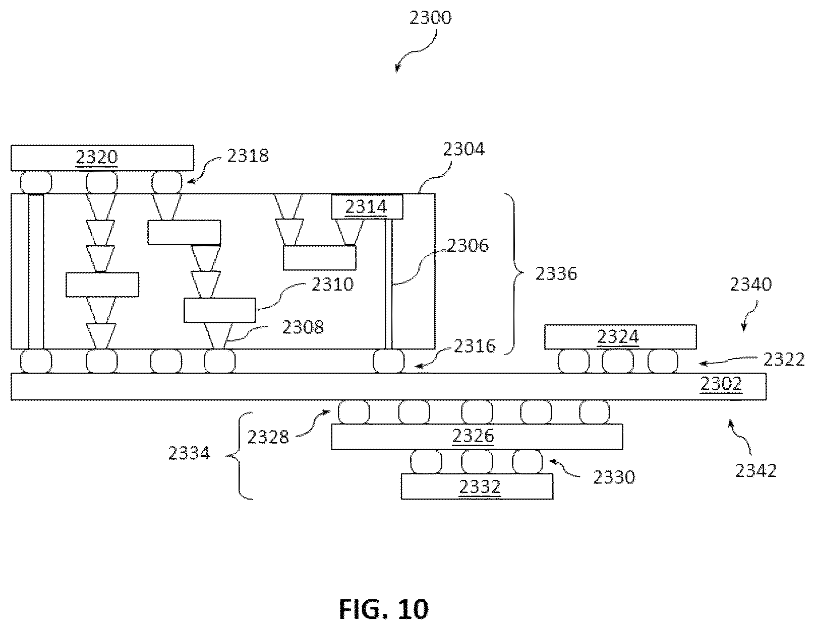 Patent US12310032 Figure 9 – Stacked backend memory with resistive switching devices