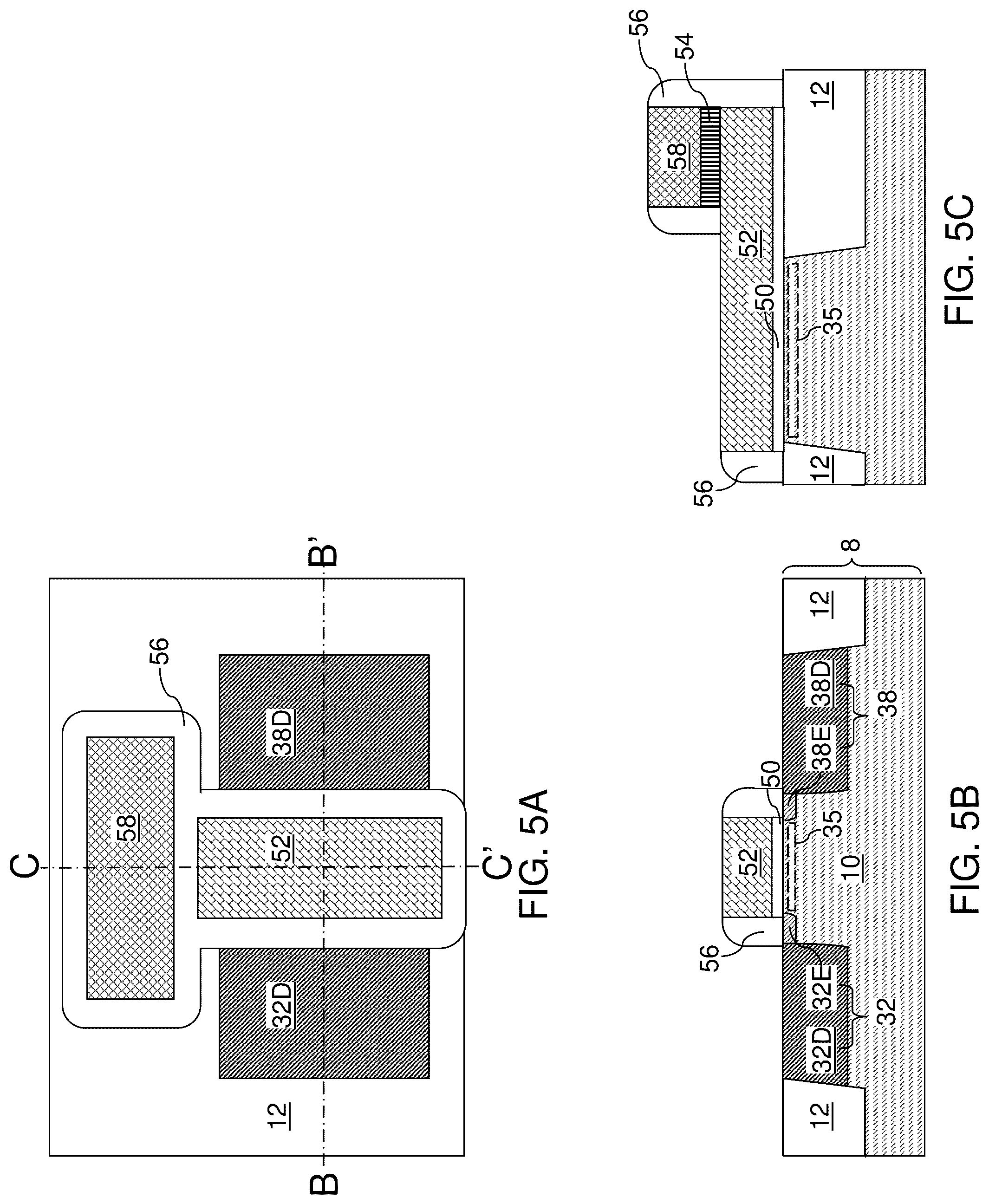 Patent US12310036 Figure 5 – Threshold voltage-modulated memory device using variable-capacitance and methods of forming the same