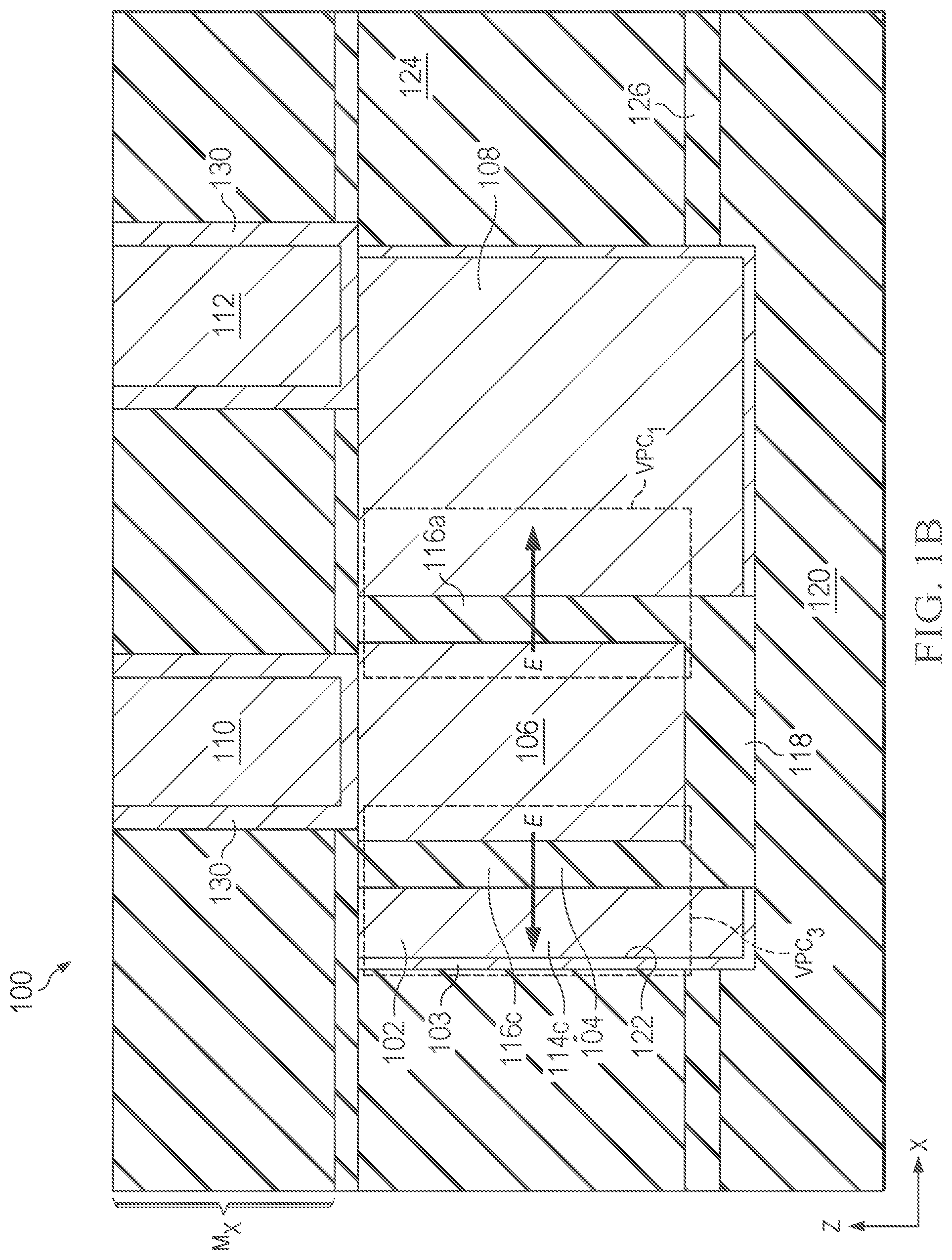 Patent US12310041 Figure 2 – Metal-insulator-metal (MIM) capacitor module with outer electrode extension