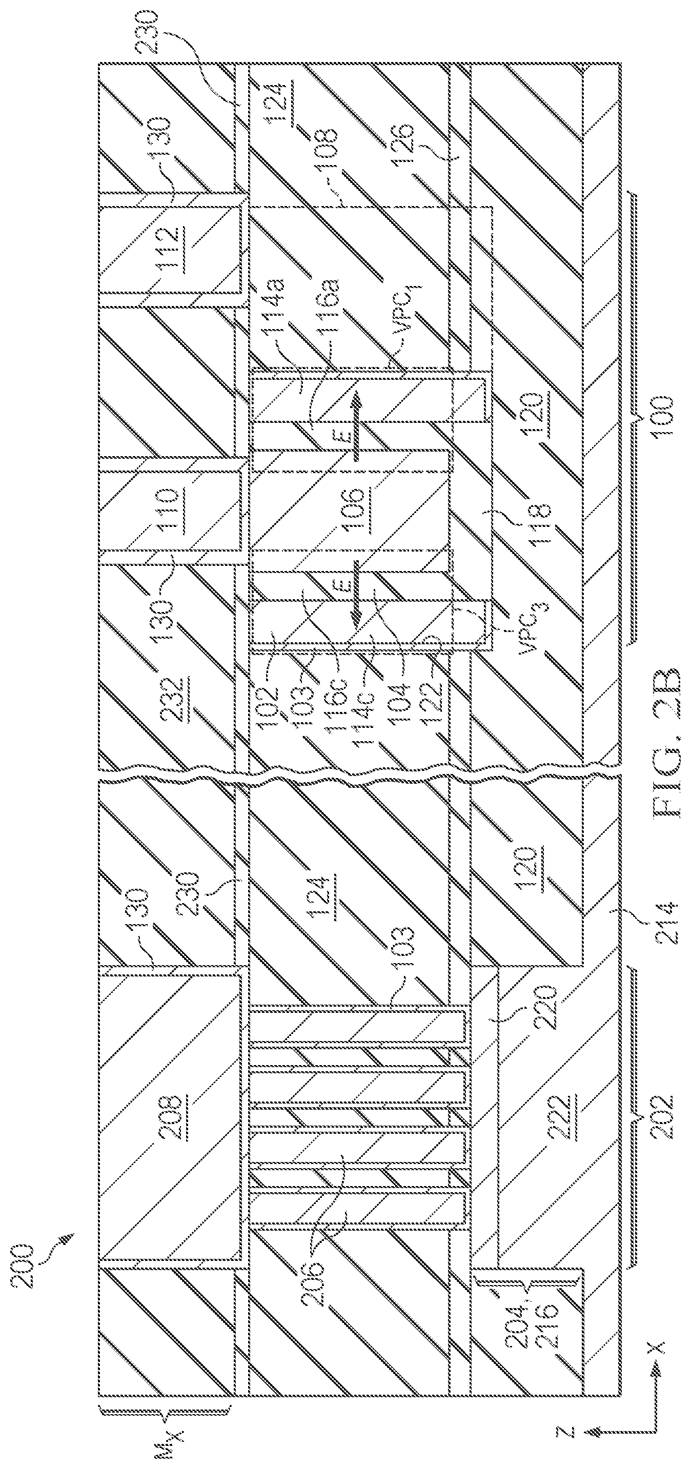 Patent US12310041 Figure 5 – Metal-insulator-metal (MIM) capacitor module with outer electrode extension