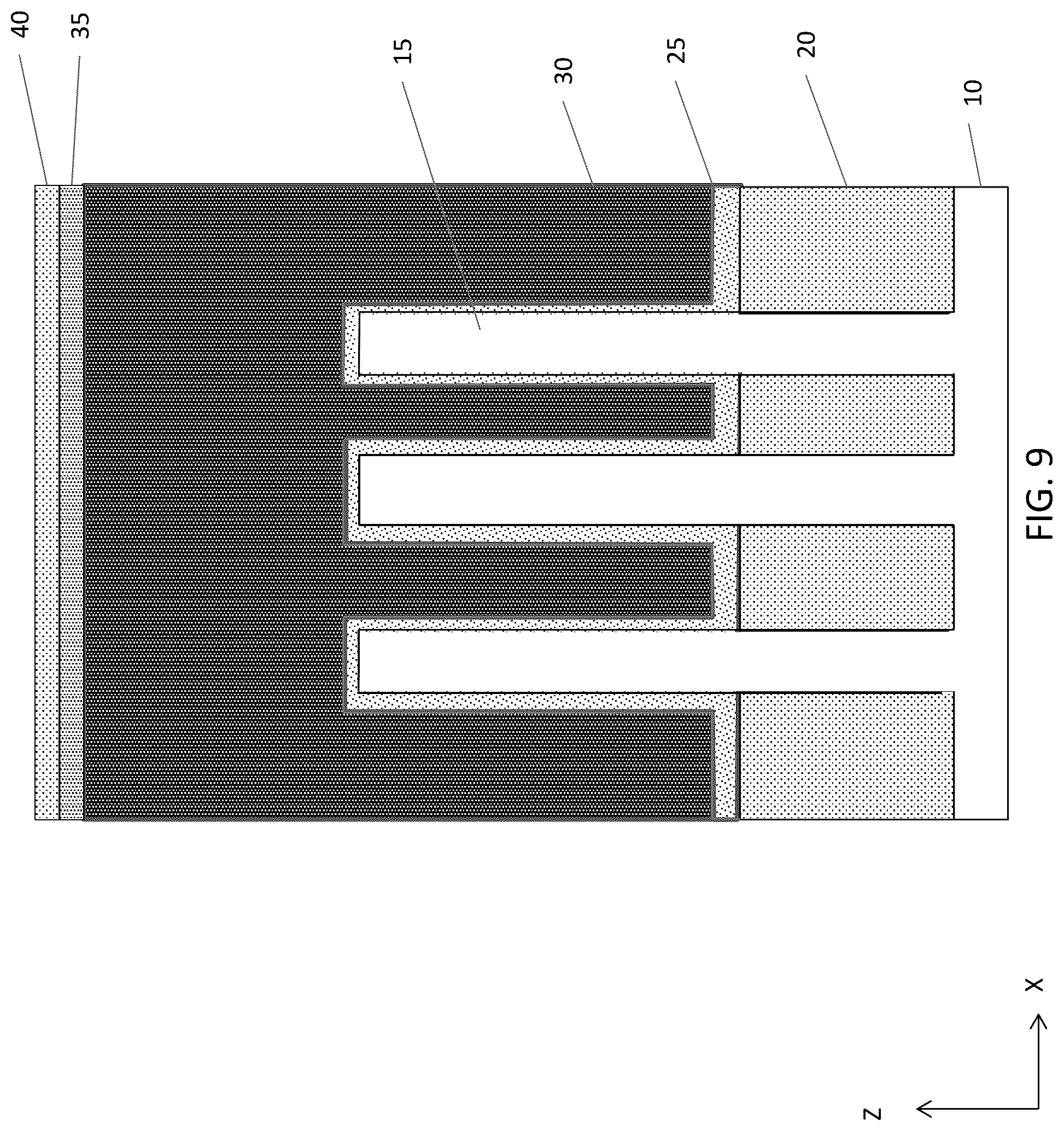 Patent US12310043 Figure 9 – Method of fabricating a semiconductor device