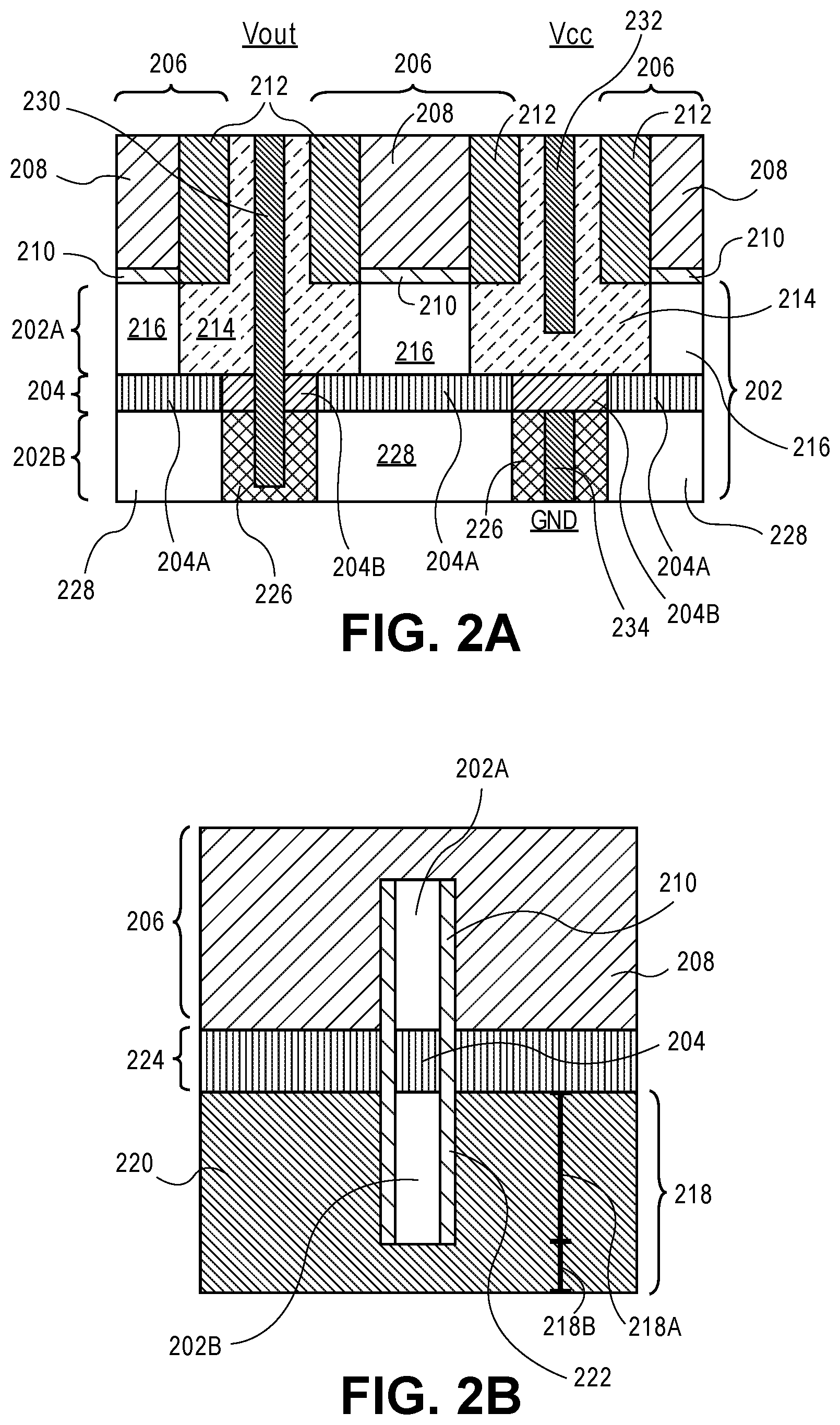 Patent US12310044 Figure 2 – Vertical integration scheme and circuit elements architecture for area scaling of semiconductor devices