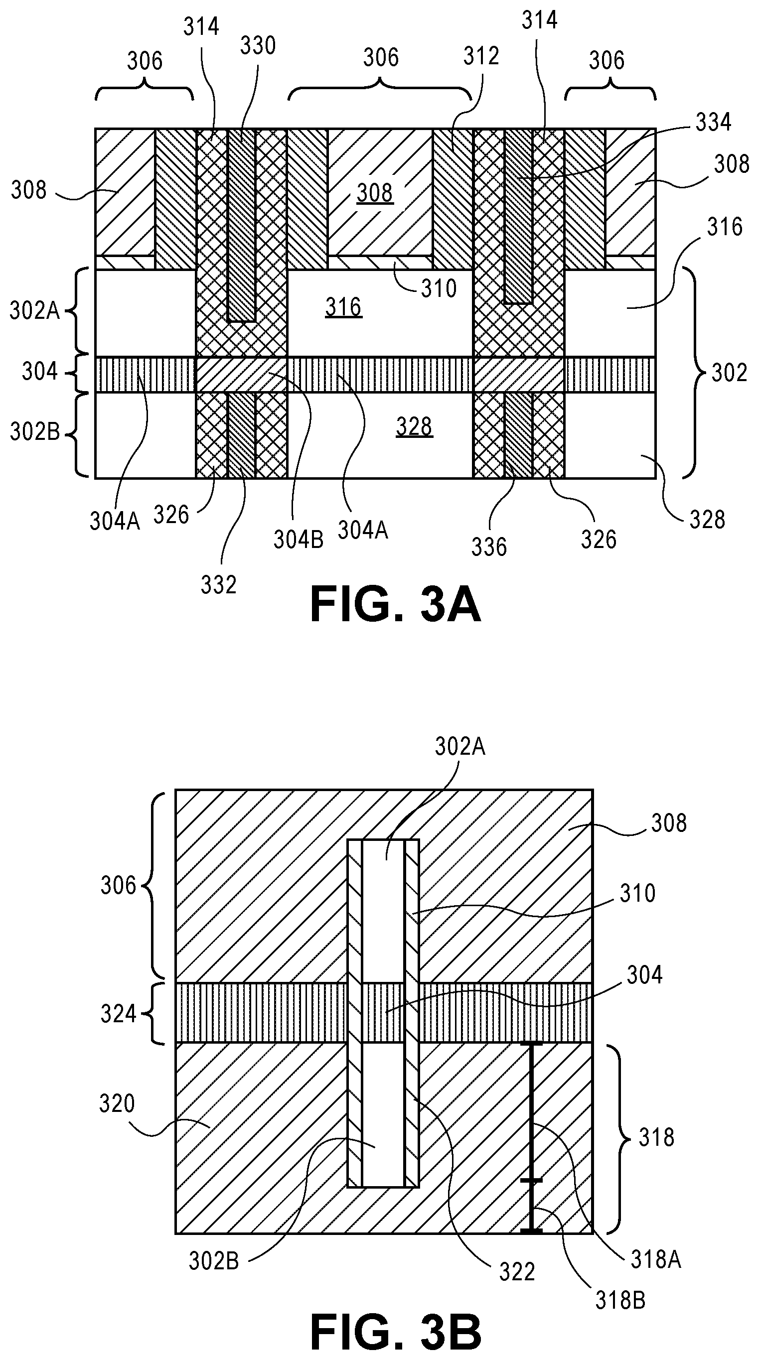 Patent US12310044 Figure 3 – Vertical integration scheme and circuit elements architecture for area scaling of semiconductor devices
