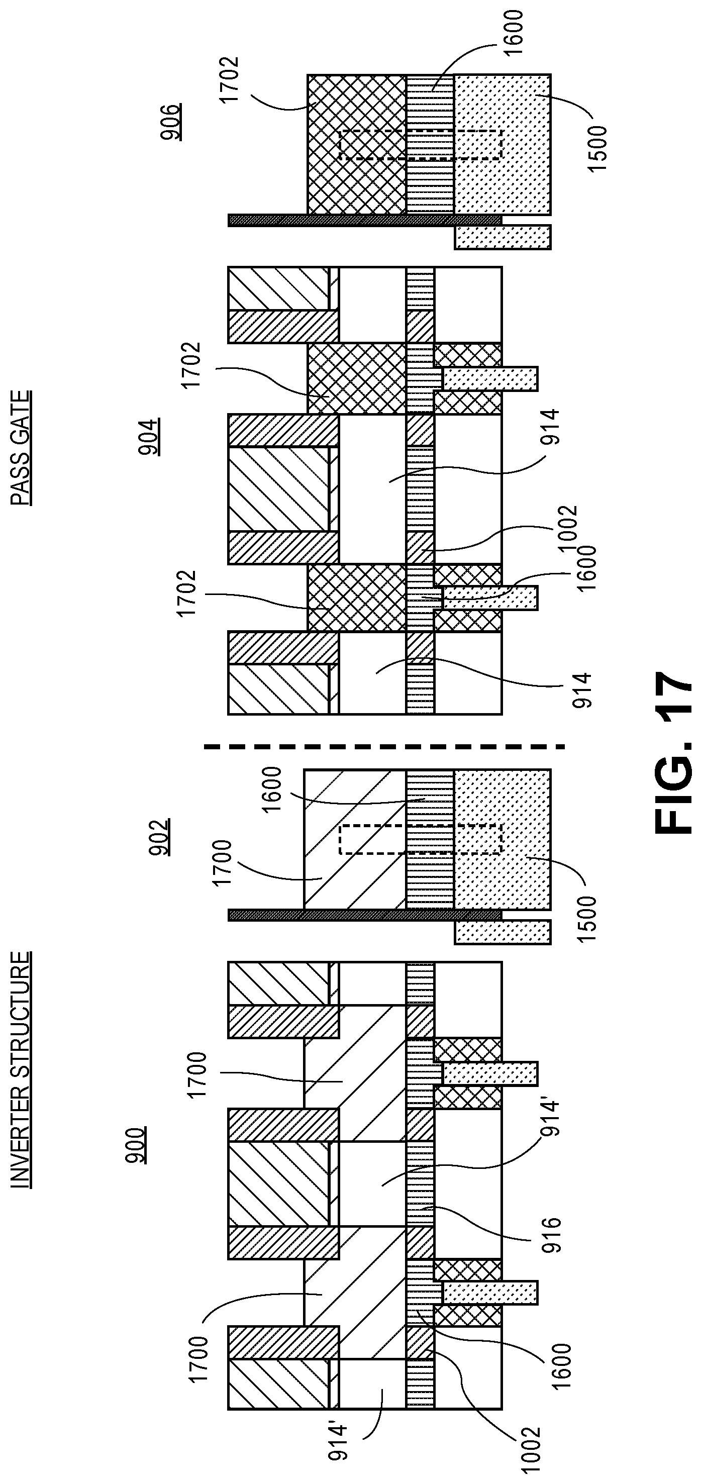 Patent US12310044 Figure 18 – Vertical integration scheme and circuit elements architecture for area scaling of semiconductor devices