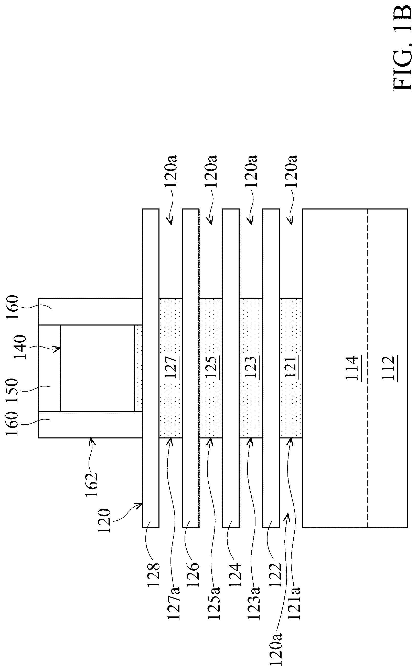 Patent US12310049 Figure 3 – Semiconductor device structure with nanostructure