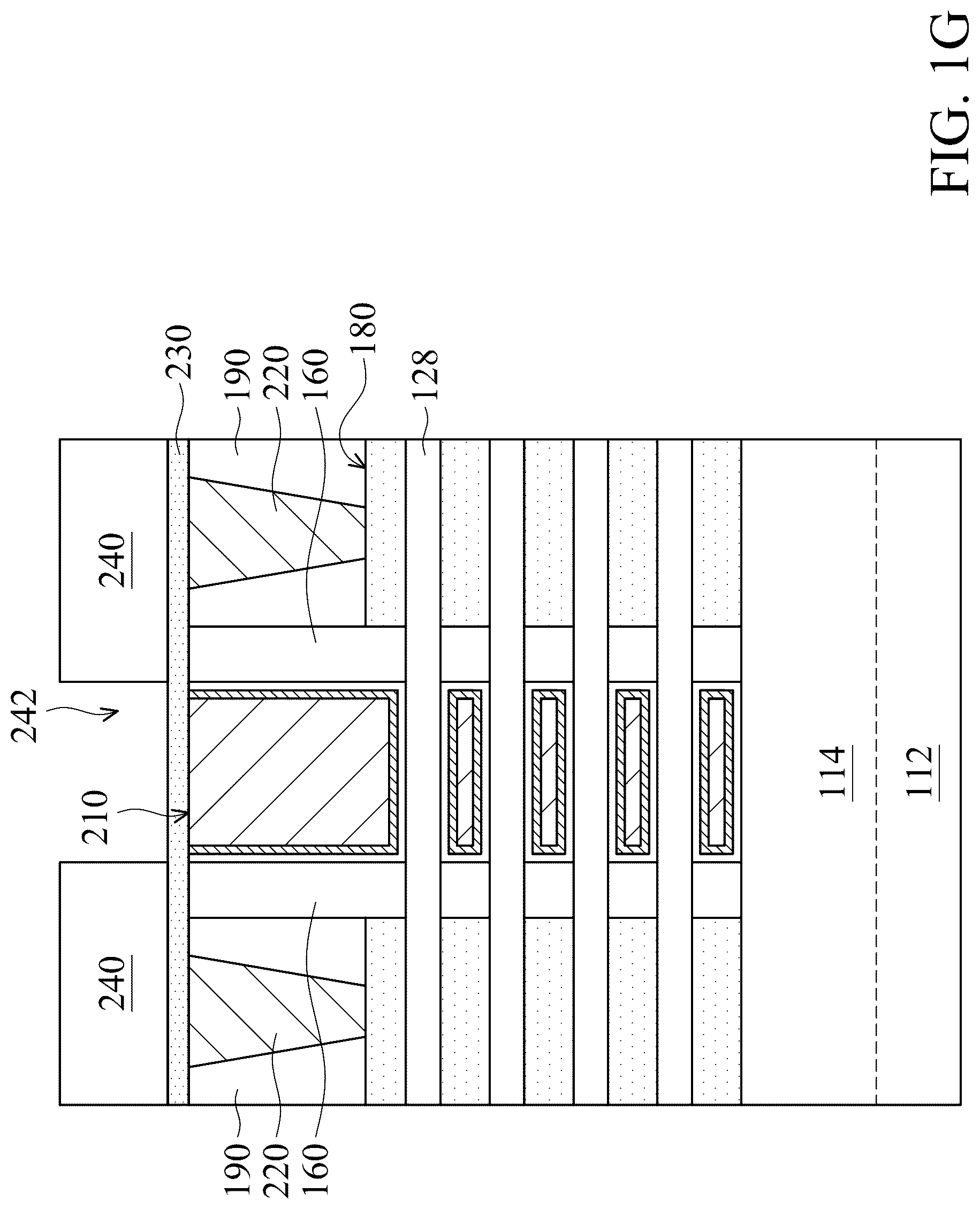 Patent US12310049 Figure 8 – Semiconductor device structure with nanostructure