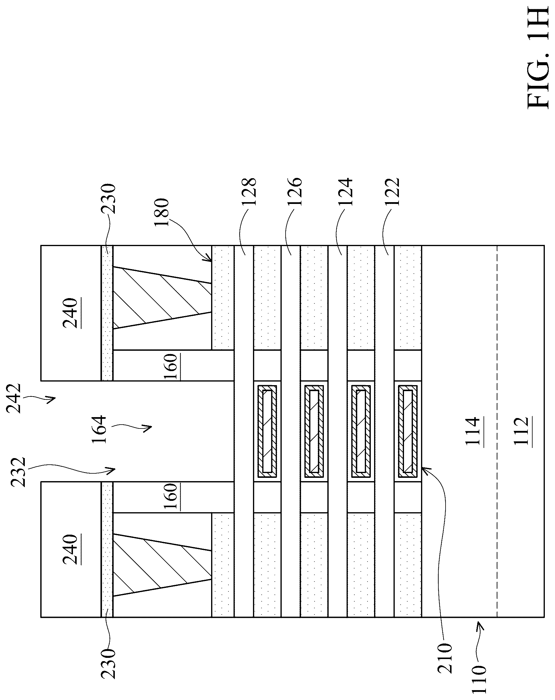 Patent US12310049 Figure 9 – Semiconductor device structure with nanostructure