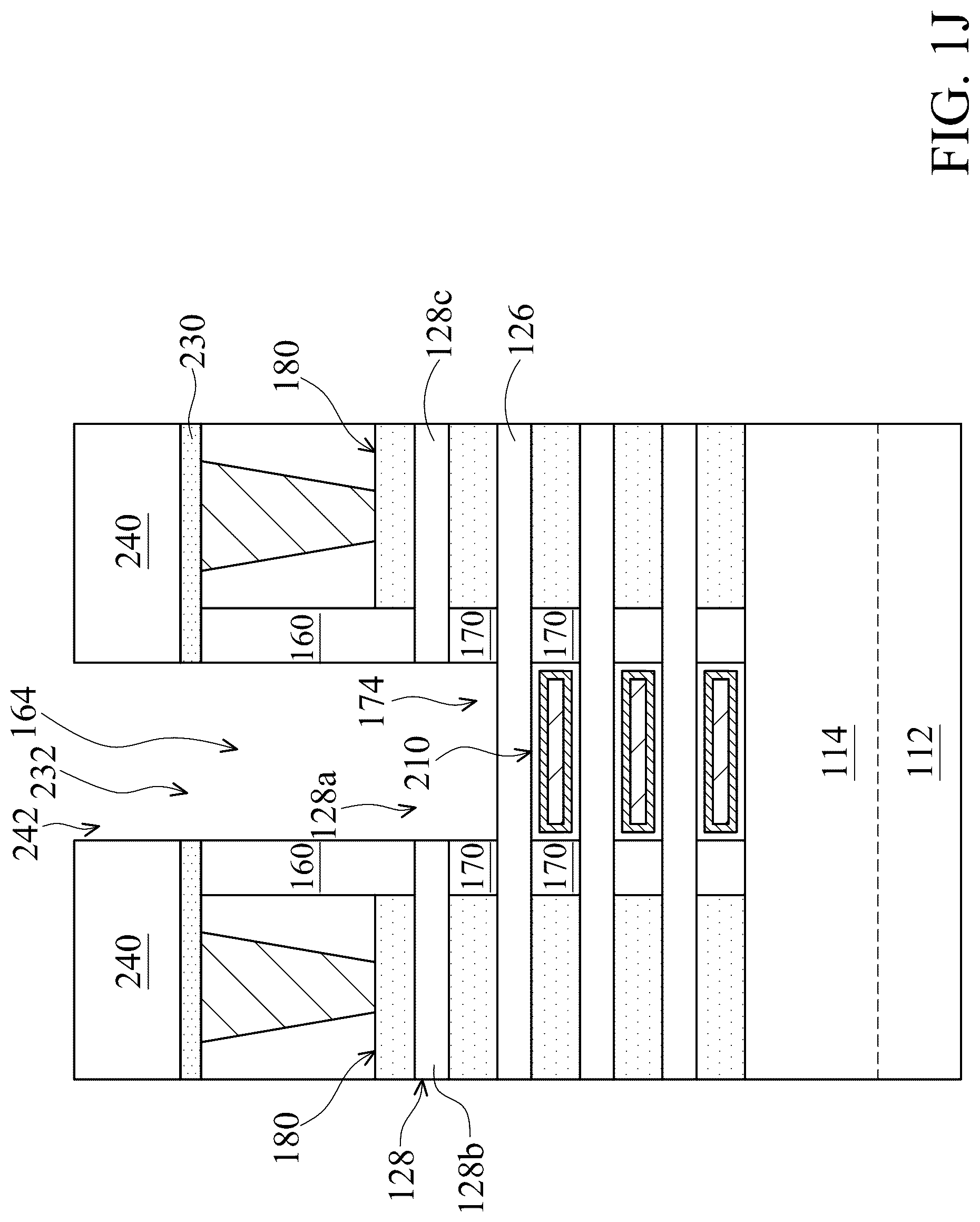 Patent US12310049 Figure 11 – Semiconductor device structure with nanostructure