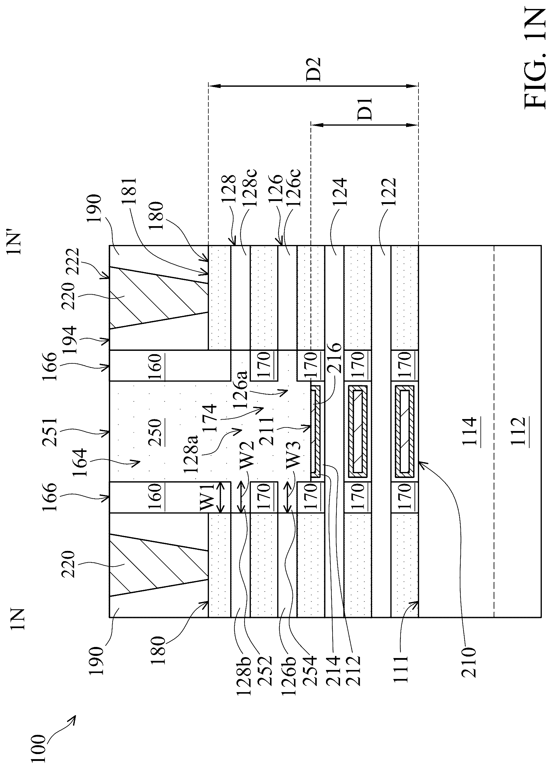 Patent US12310049 Figure 15 – Semiconductor device structure with nanostructure