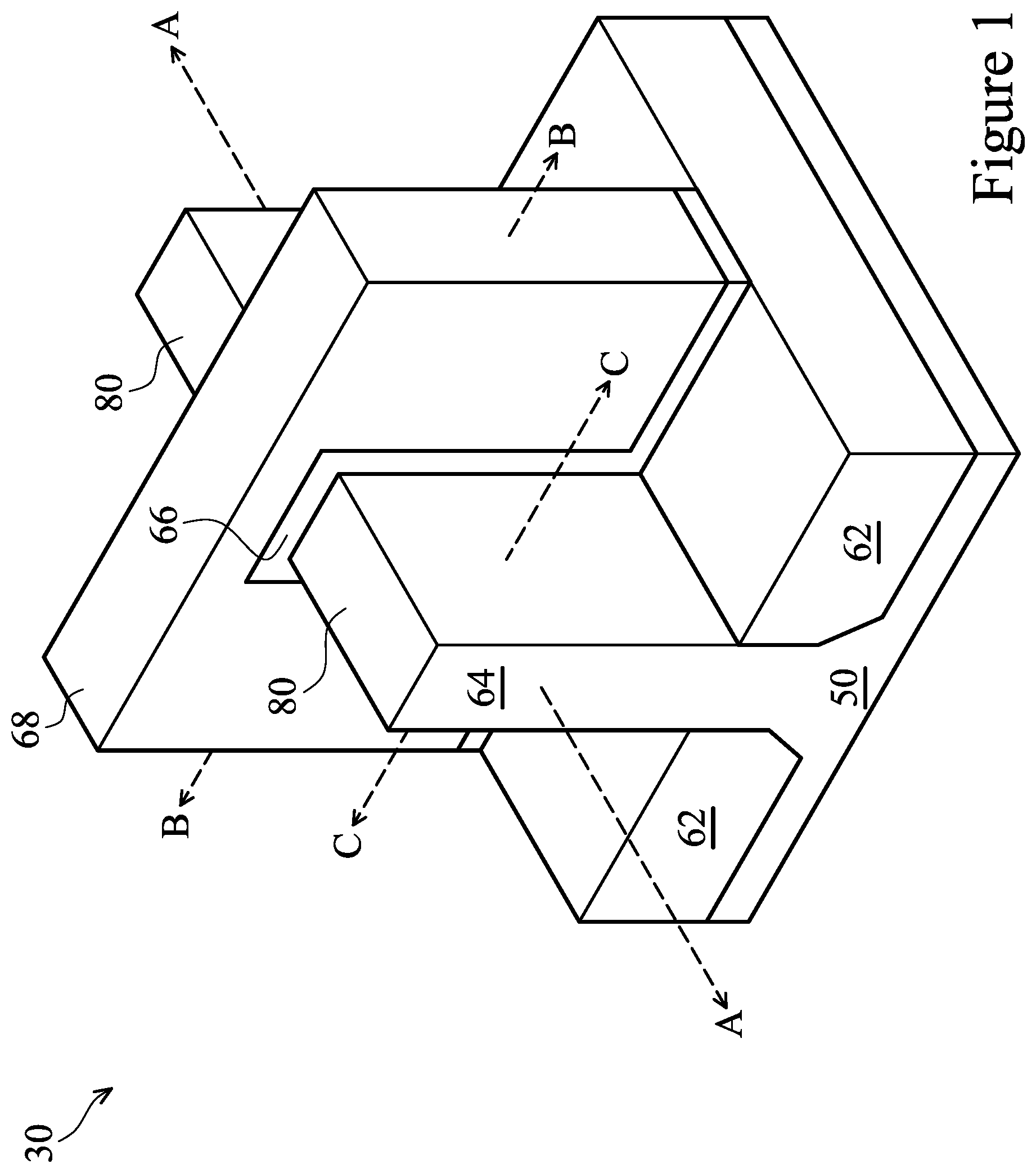 Patent US12310051 Figure 1 – Fin field-effect transistor device having contact plugs with re-entrant profile
