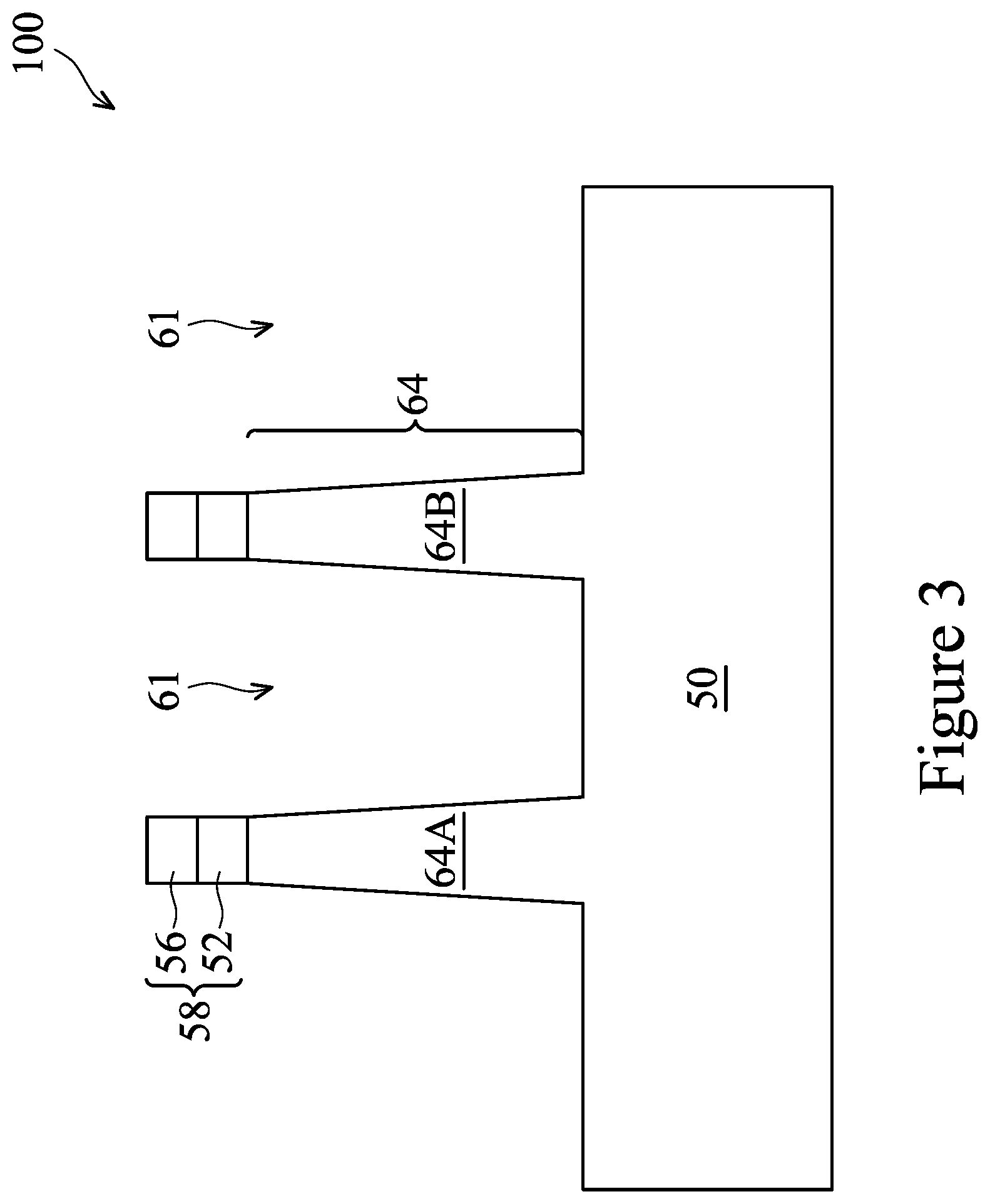 Patent US12310051 Figure 3 – Fin field-effect transistor device having contact plugs with re-entrant profile